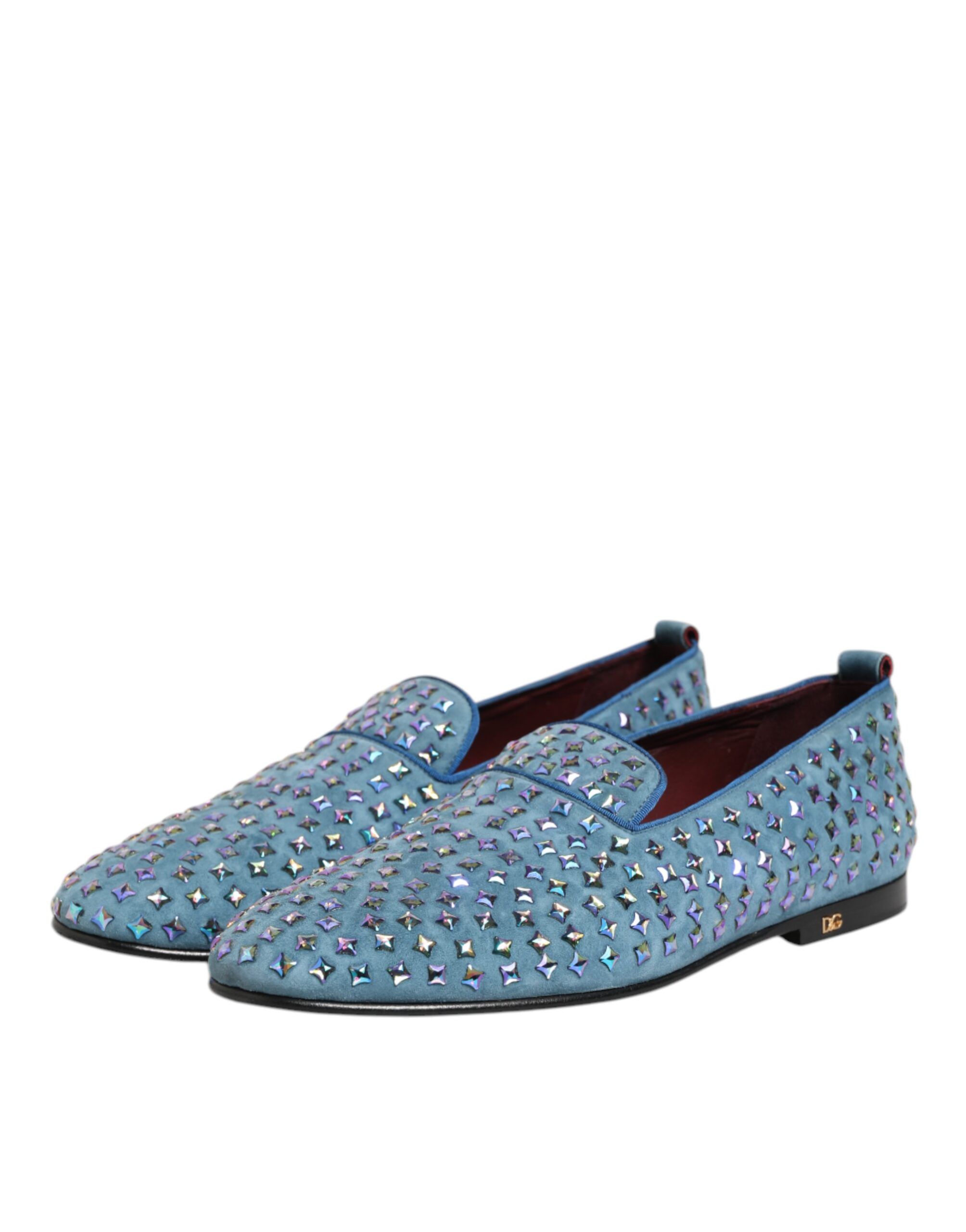 Suede Studded Dress Men Loafers Men's Shoes (Pre-Owned) - Dolce & Gabbana - Modalova