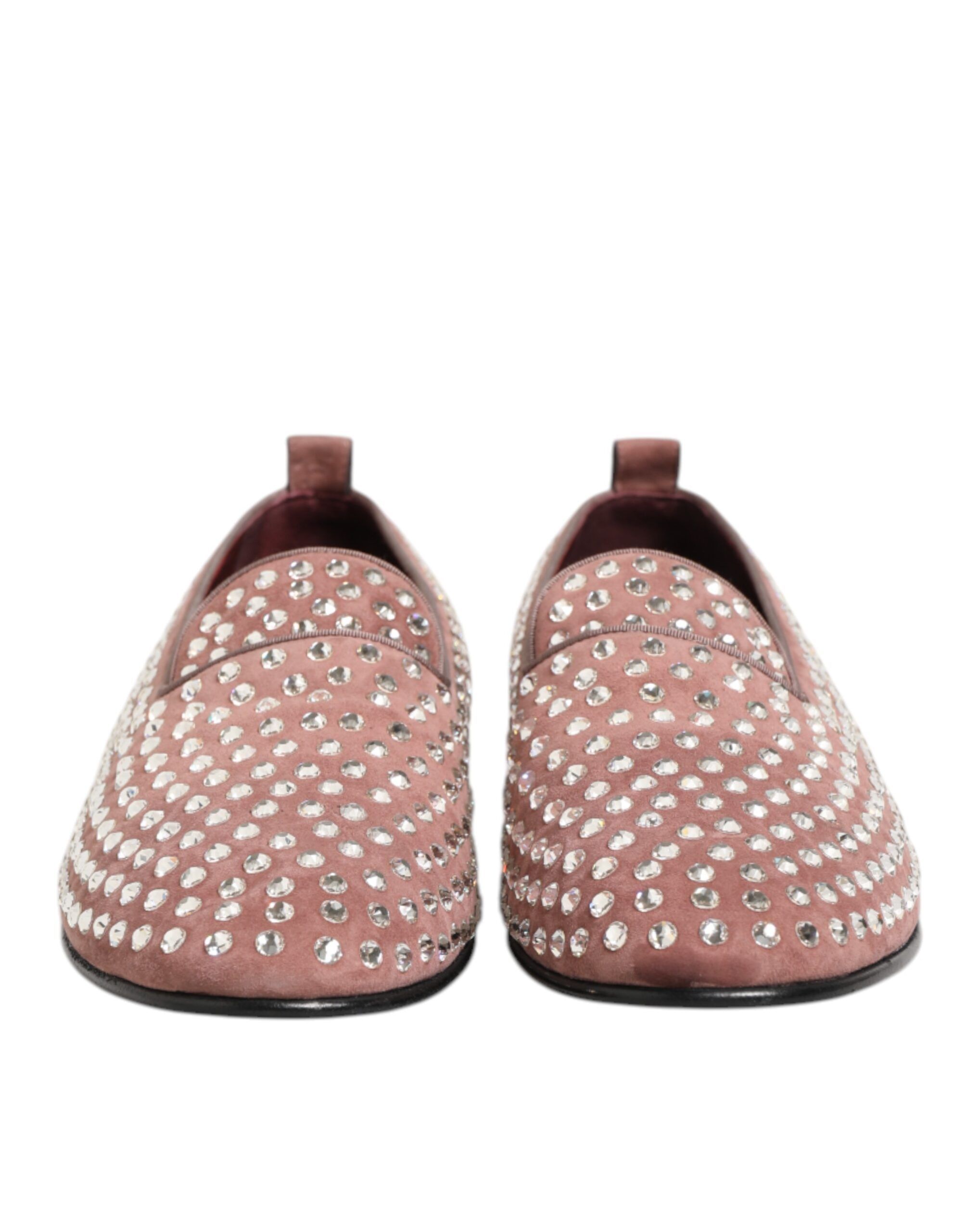 Suede Crystals Loafers Men Dress Men's Shoes (Pre-Owned) - Dolce & Gabbana - Modalova