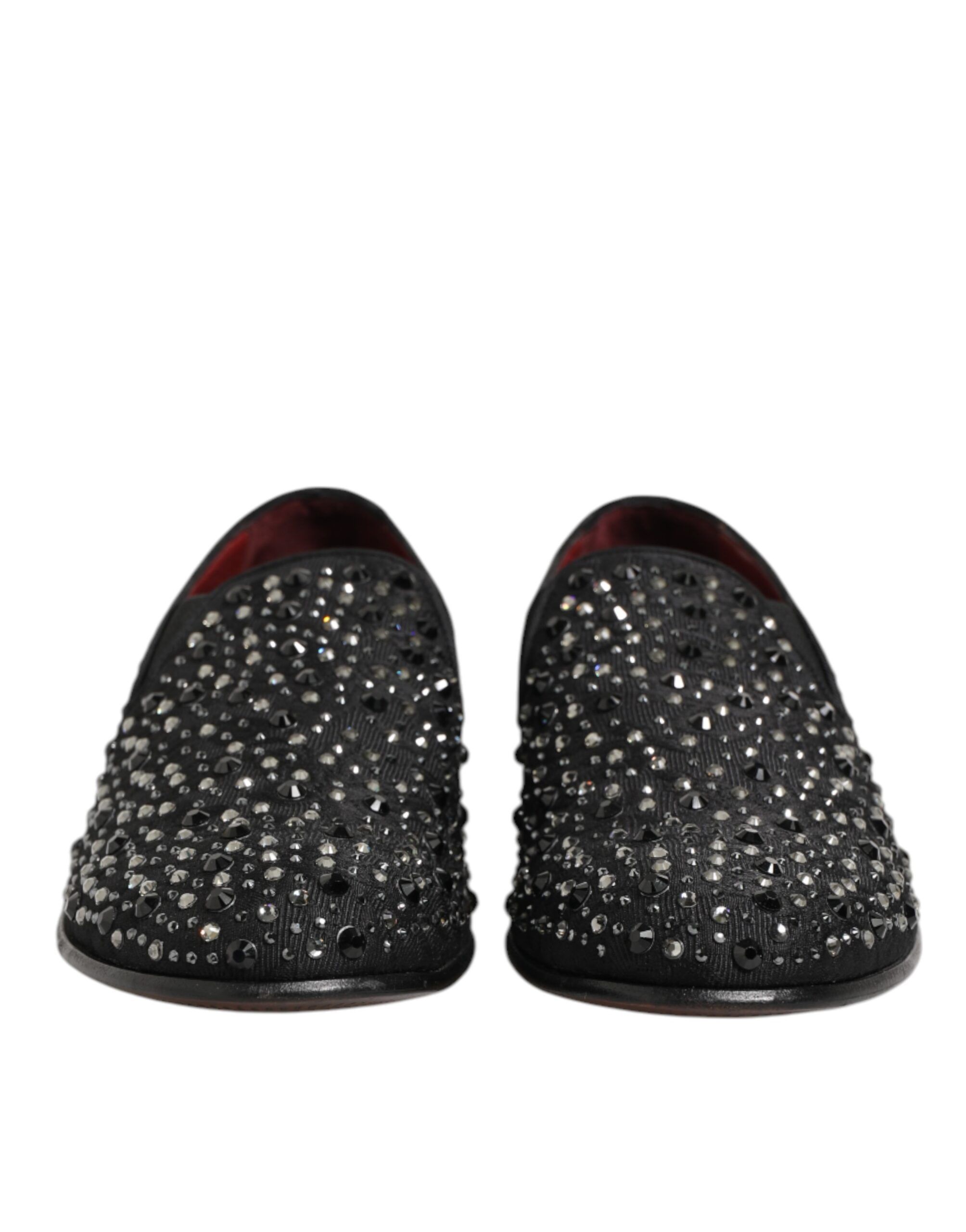 Suede Crystal Embellished Loafer Men's Shoes (Pre-Owned) - Dolce & Gabbana - Modalova