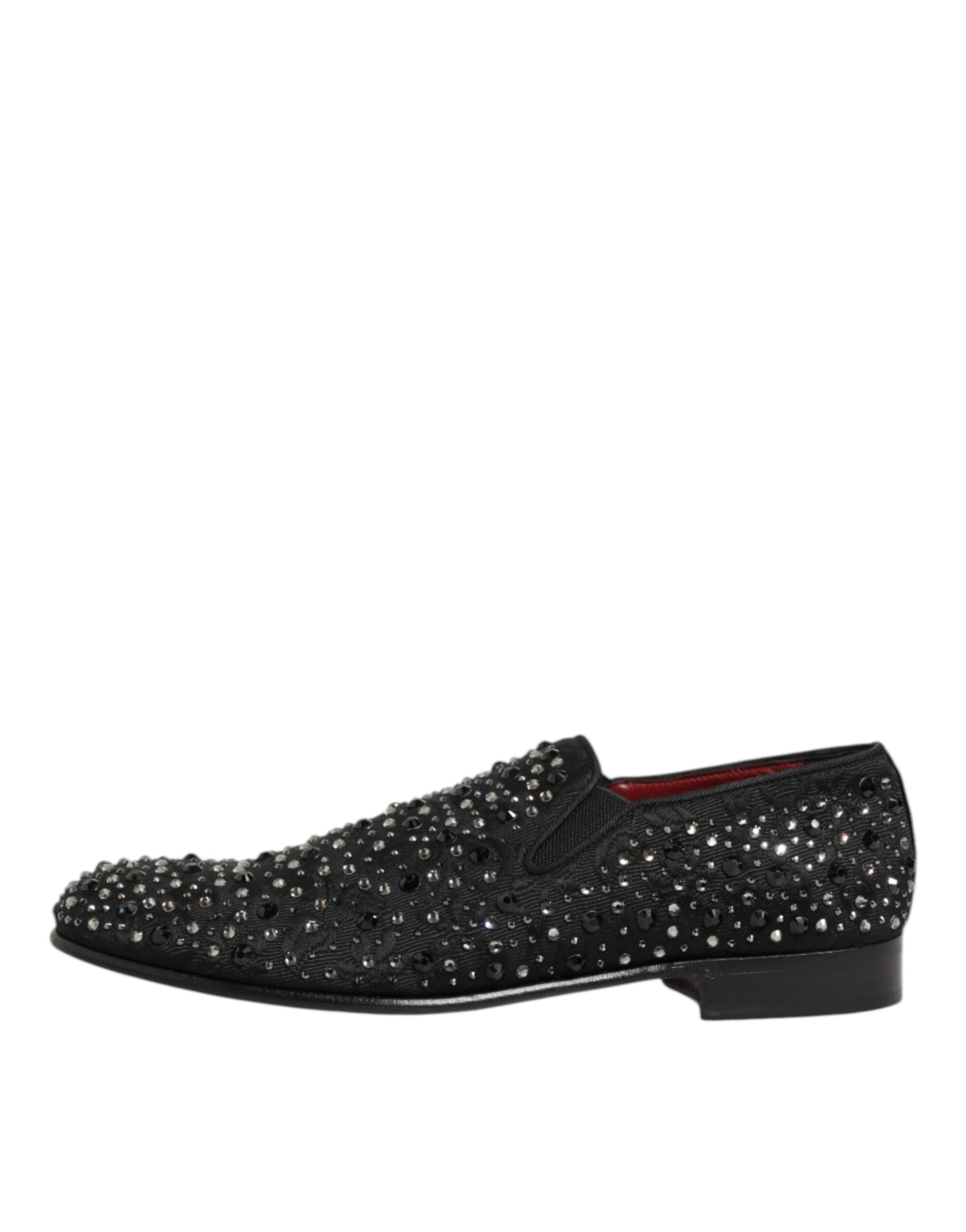 Suede Crystal Embellished Loafer Men's Shoes (Pre-Owned) - Dolce & Gabbana - Modalova