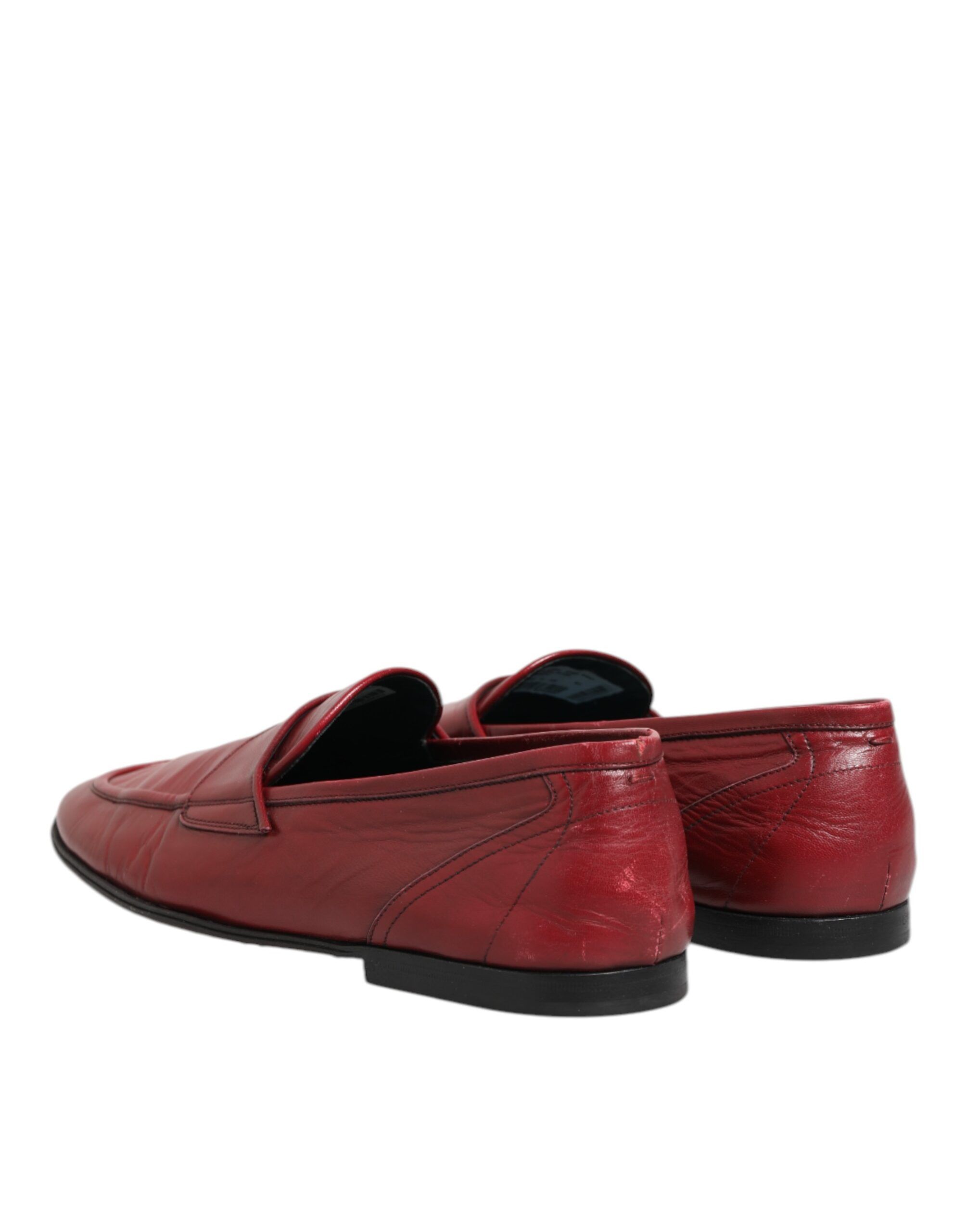 Leather Slip On Dress Men Loafers Men's Shoes (Pre-Owned) - Dolce & Gabbana - Modalova