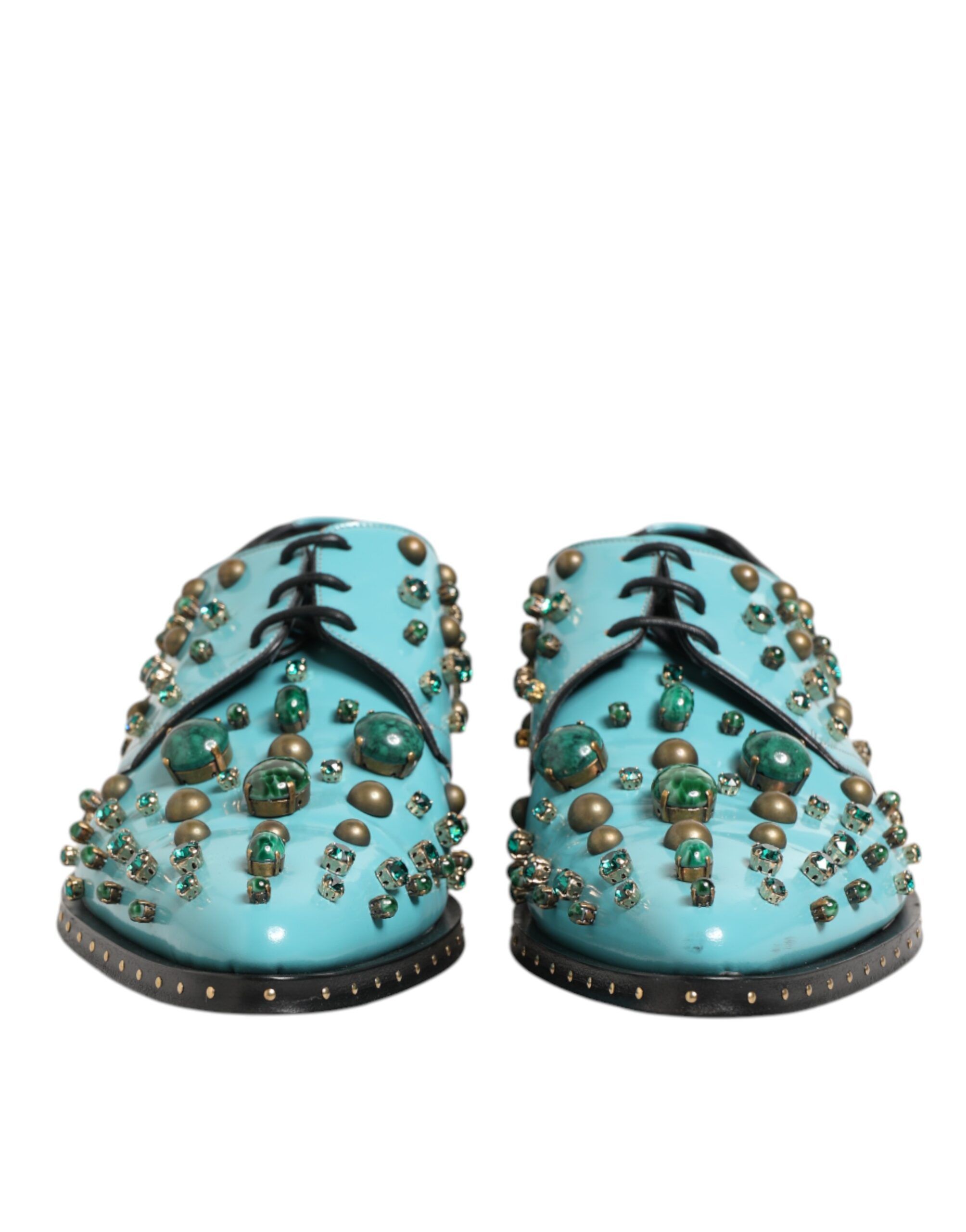 Crystal Embellished Men Derby Men's Shoes (Pre-Owned) - Dolce & Gabbana - Modalova
