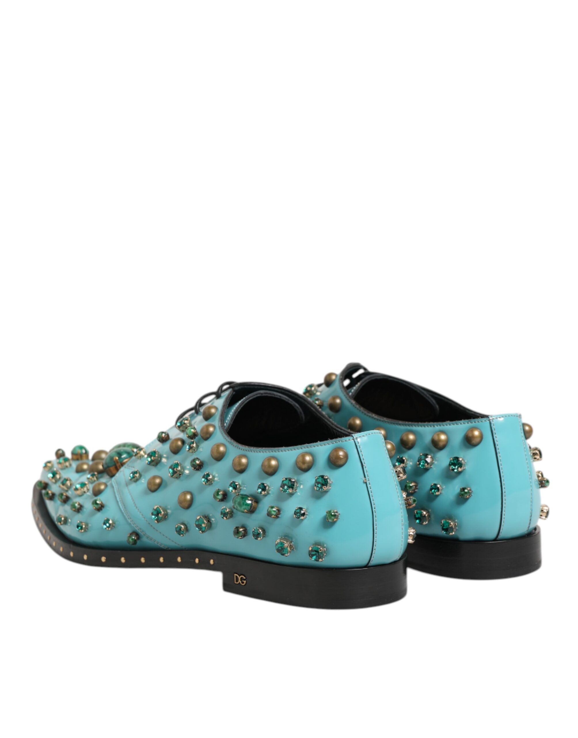 Crystal Embellished Men Derby Men's Shoes (Pre-Owned) - Dolce & Gabbana - Modalova