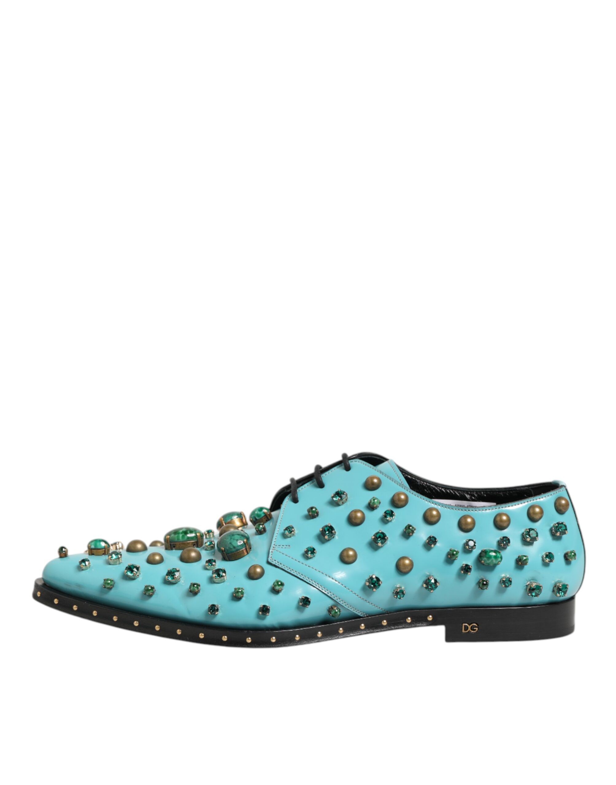 Crystal Embellished Men Derby Men's Shoes (Pre-Owned) - Dolce & Gabbana - Modalova