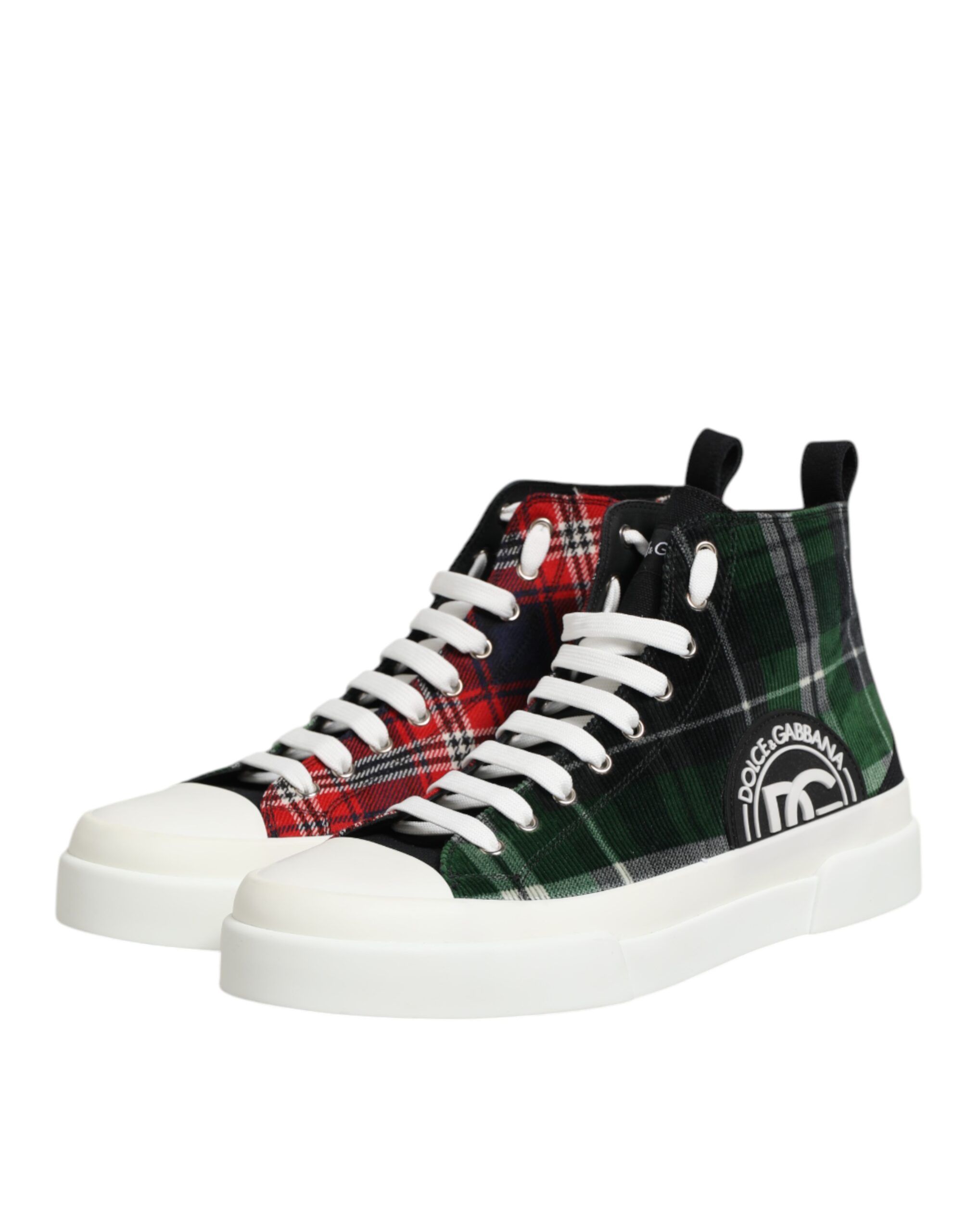 Cotton High Top Men Sneakers Men's Shoes - Dolce & Gabbana - Modalova