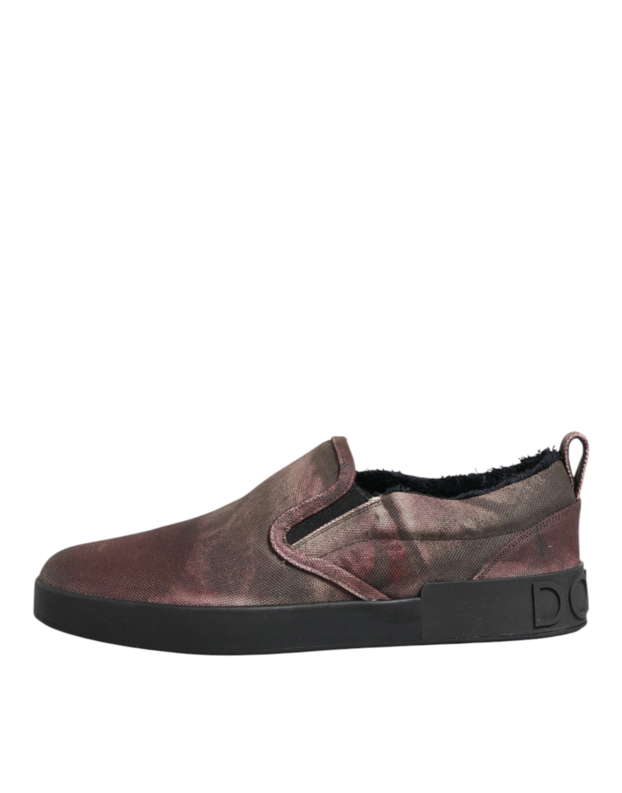 Cotton Low Top Slip On Men Sneakers Men's Shoes - Dolce & Gabbana - Modalova