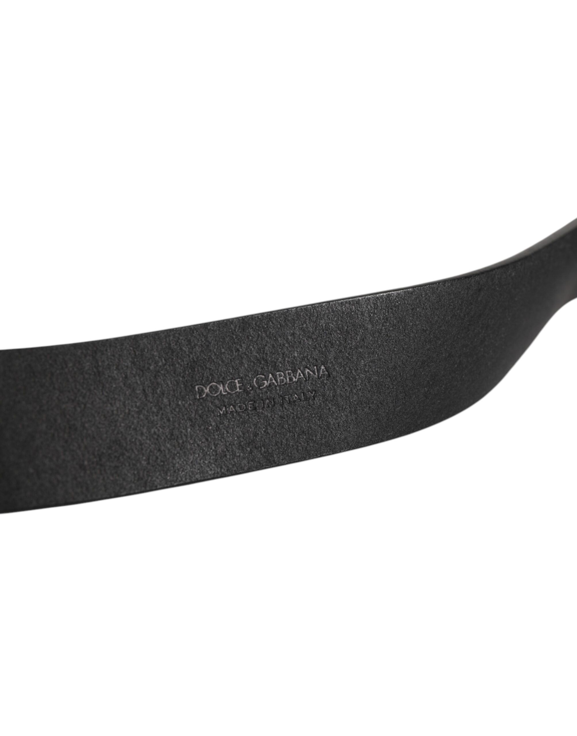 Leather Metal Buckle Classic Men Men's Belt - Dolce & Gabbana - Modalova