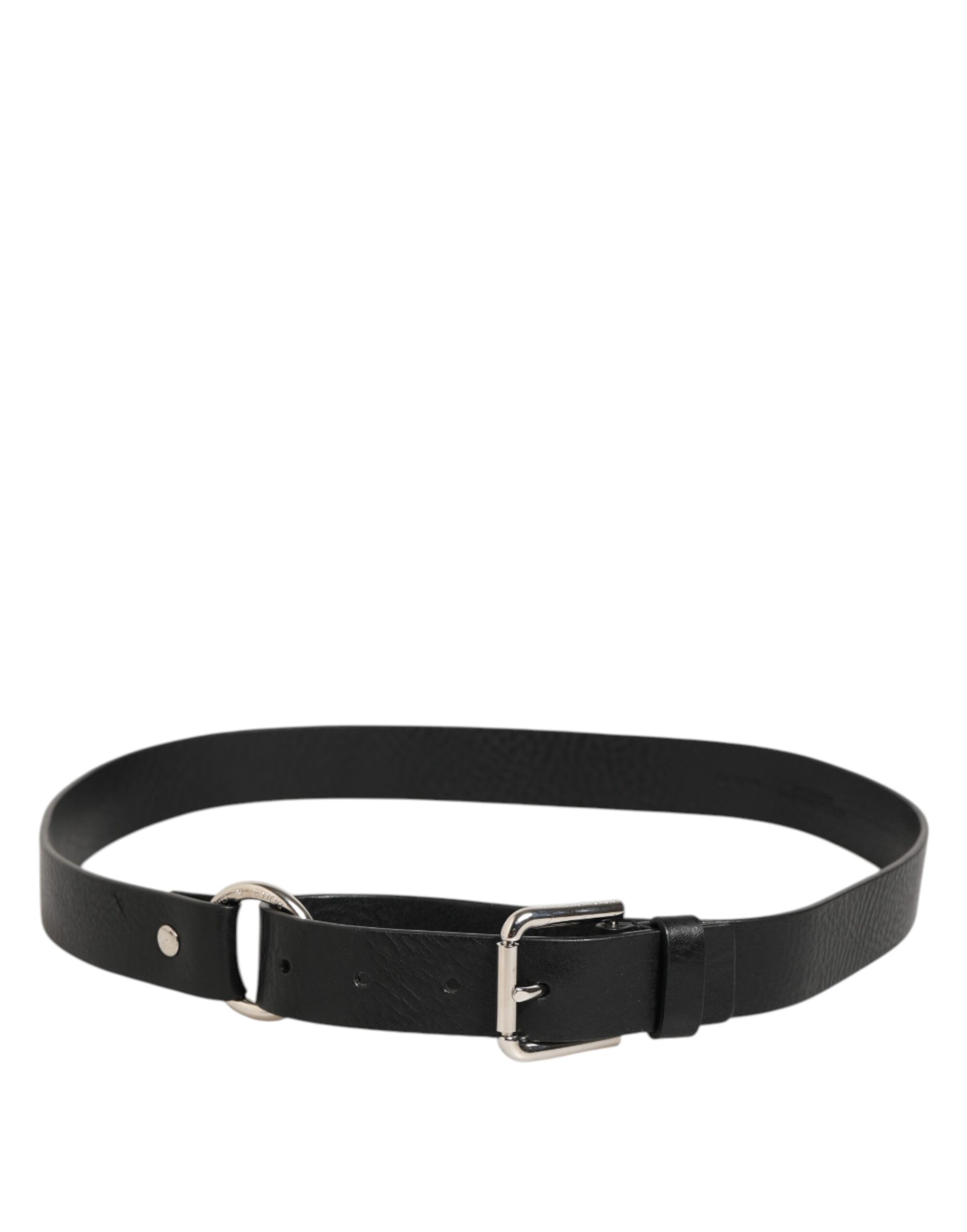 Leather Classic Metal Logo Buckle Men's Belt - Dolce & Gabbana - Modalova