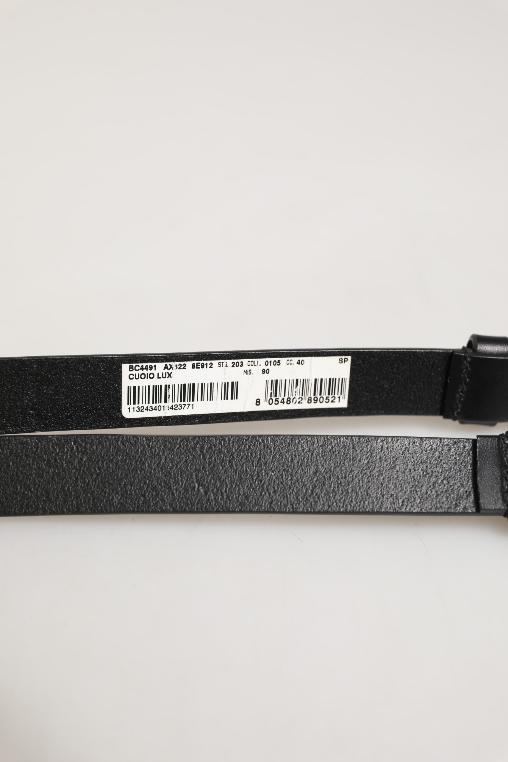 Double Strap Leather Silver Buckle Men's Belt - Dolce & Gabbana - Modalova