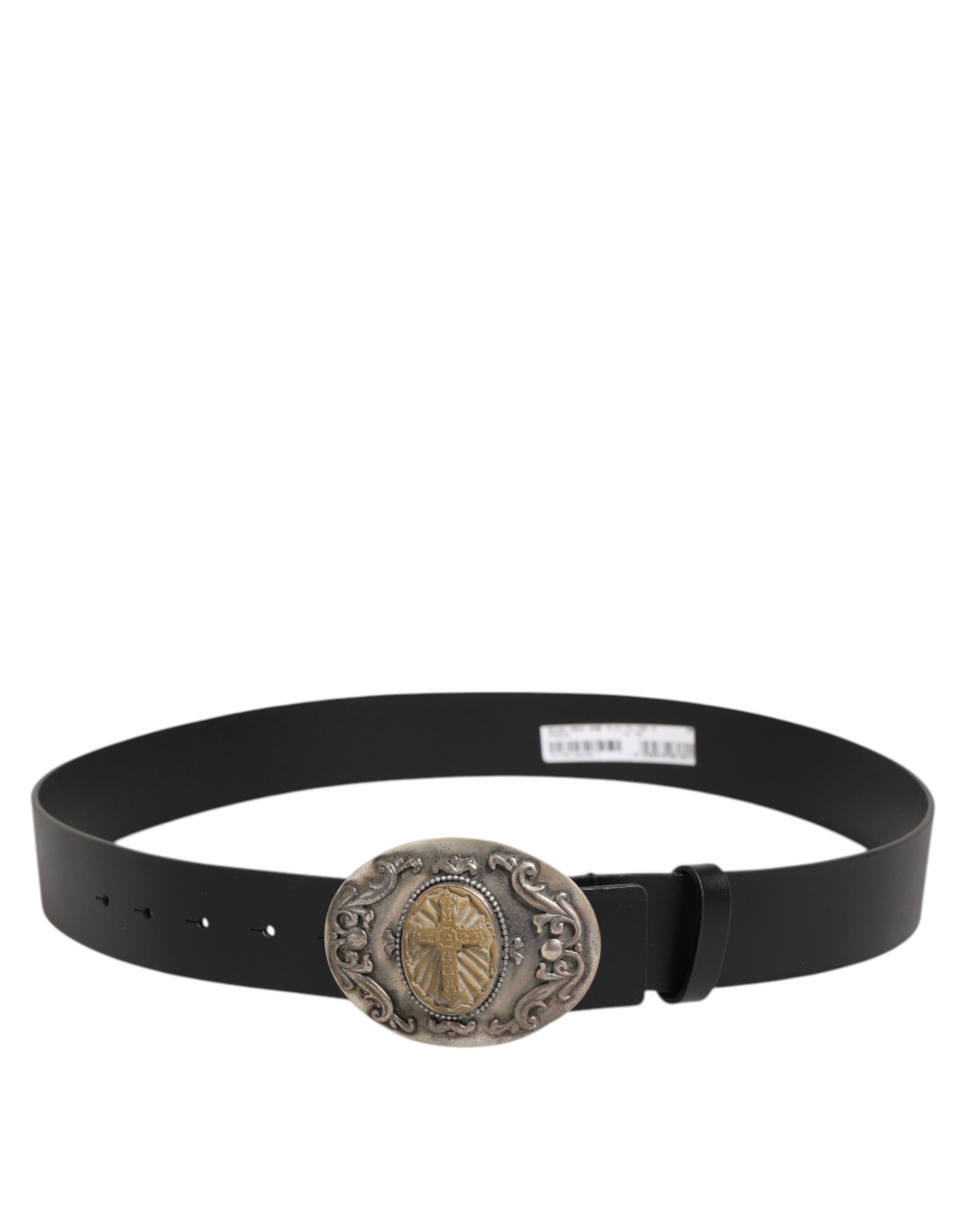 Leather Ornate Metal Buckle Men Men's Belt - Dolce & Gabbana - Modalova
