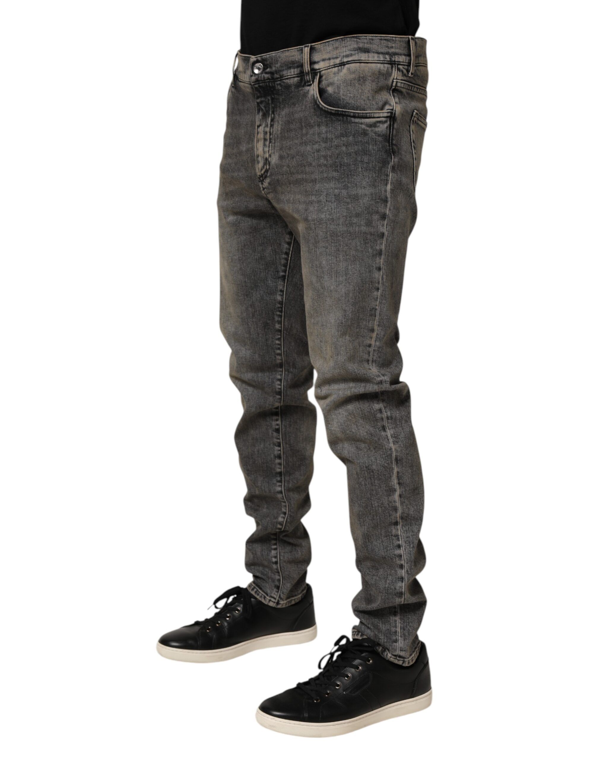 Cotton Stretch Slim Fit Men Denim Men's Jeans - Dolce & Gabbana - Modalova