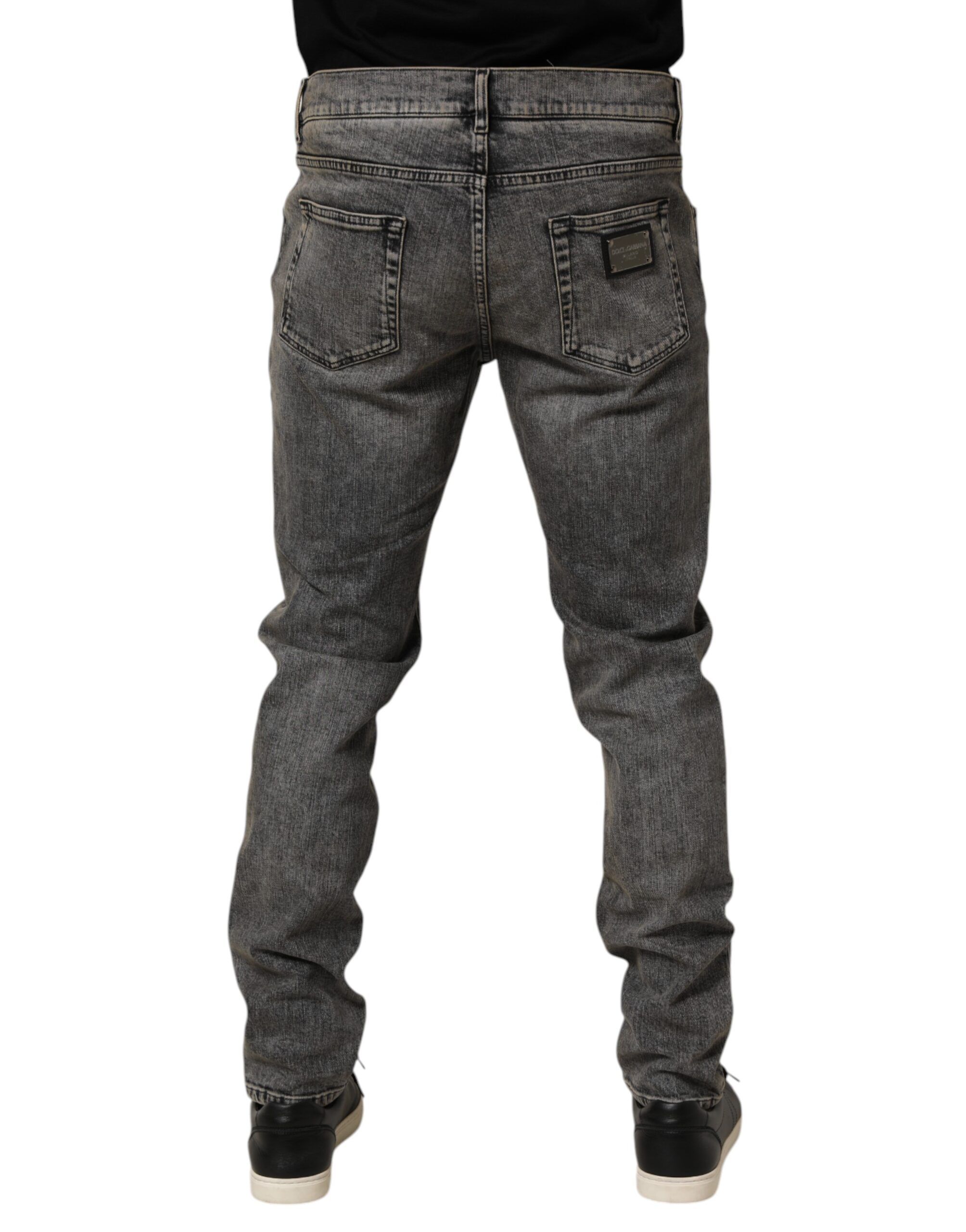 Cotton Stretch Slim Fit Men Denim Men's Jeans - Dolce & Gabbana - Modalova