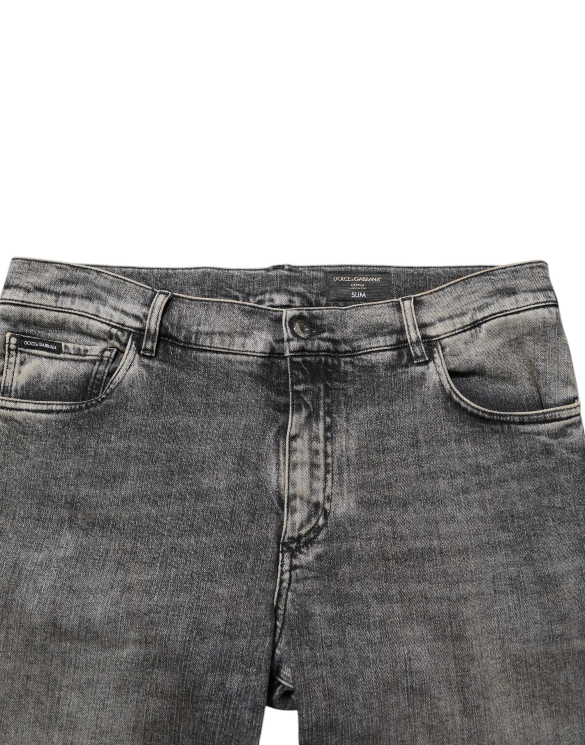 Cotton Stretch Slim Fit Men Denim Men's Jeans - Dolce & Gabbana - Modalova