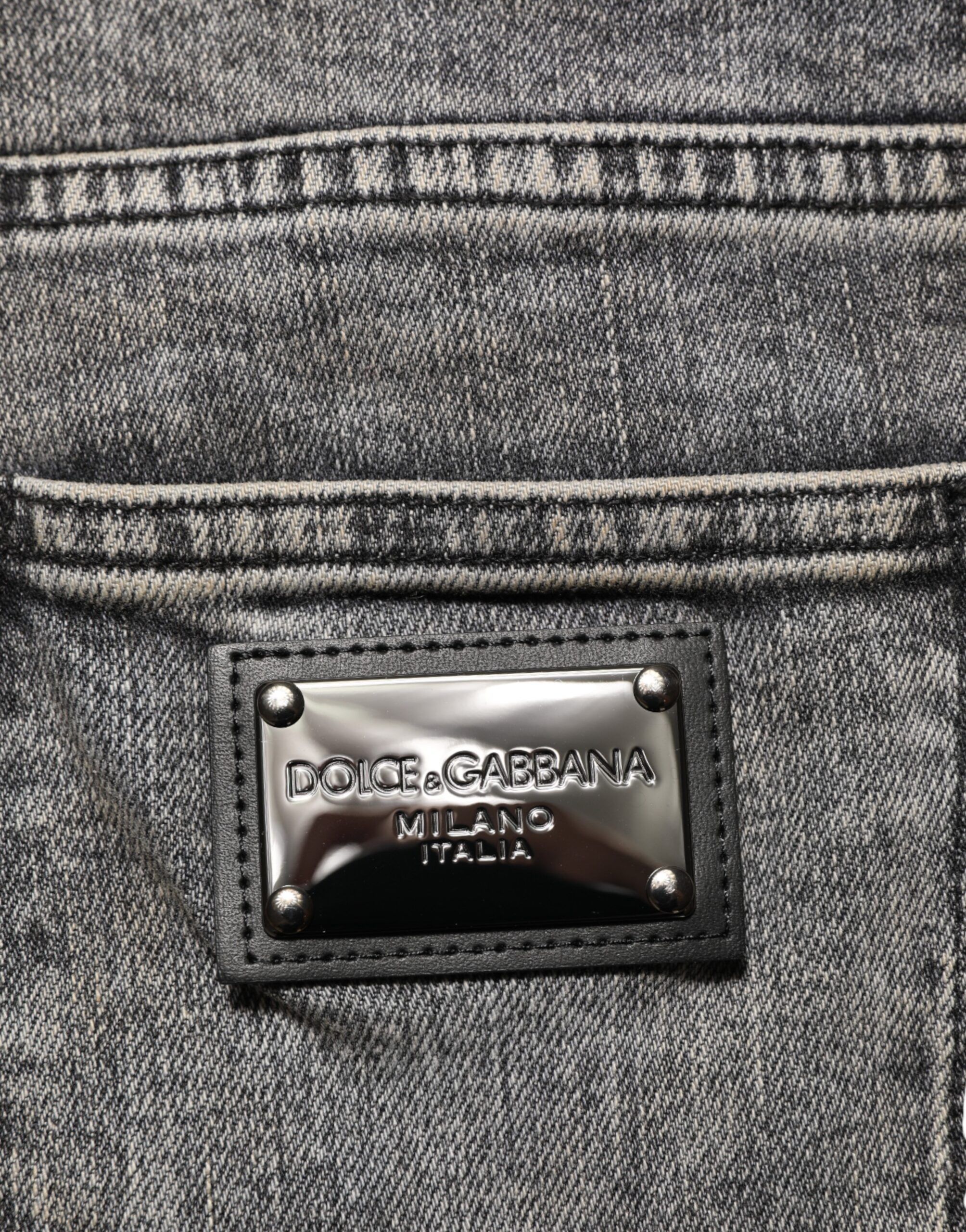 Cotton Stretch Slim Fit Men Denim Men's Jeans - Dolce & Gabbana - Modalova