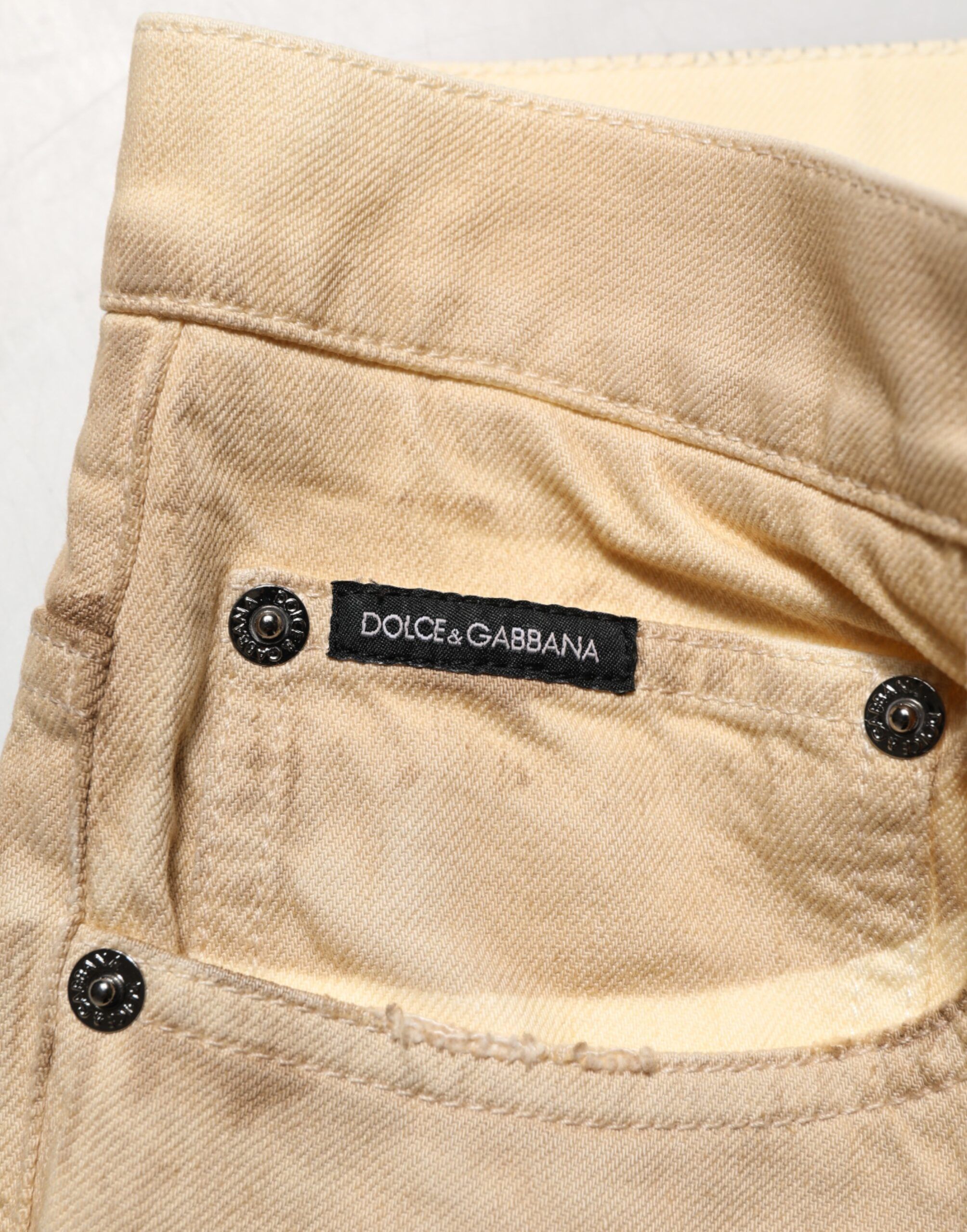Cotton Loose Tattered Men Denim Men's Jeans - Dolce & Gabbana - Modalova