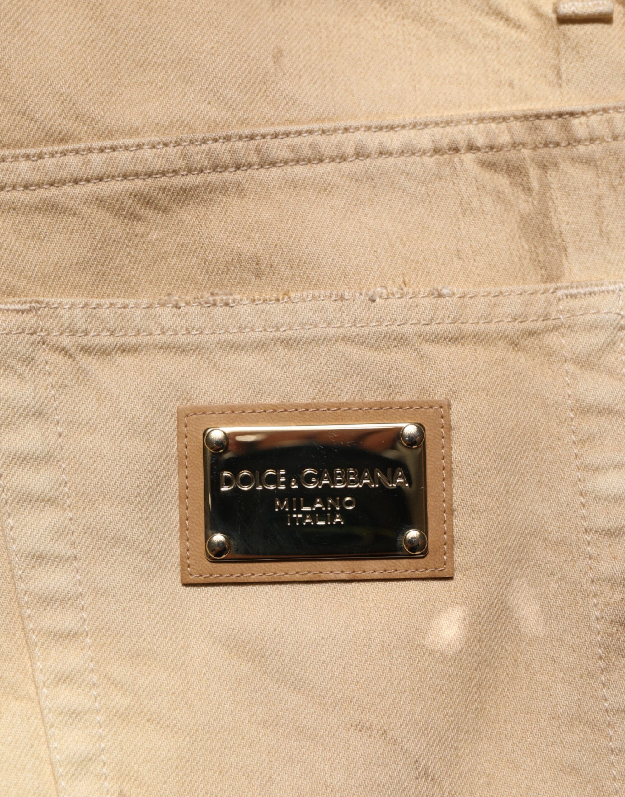 Cotton Loose Tattered Men Denim Men's Jeans - Dolce & Gabbana - Modalova
