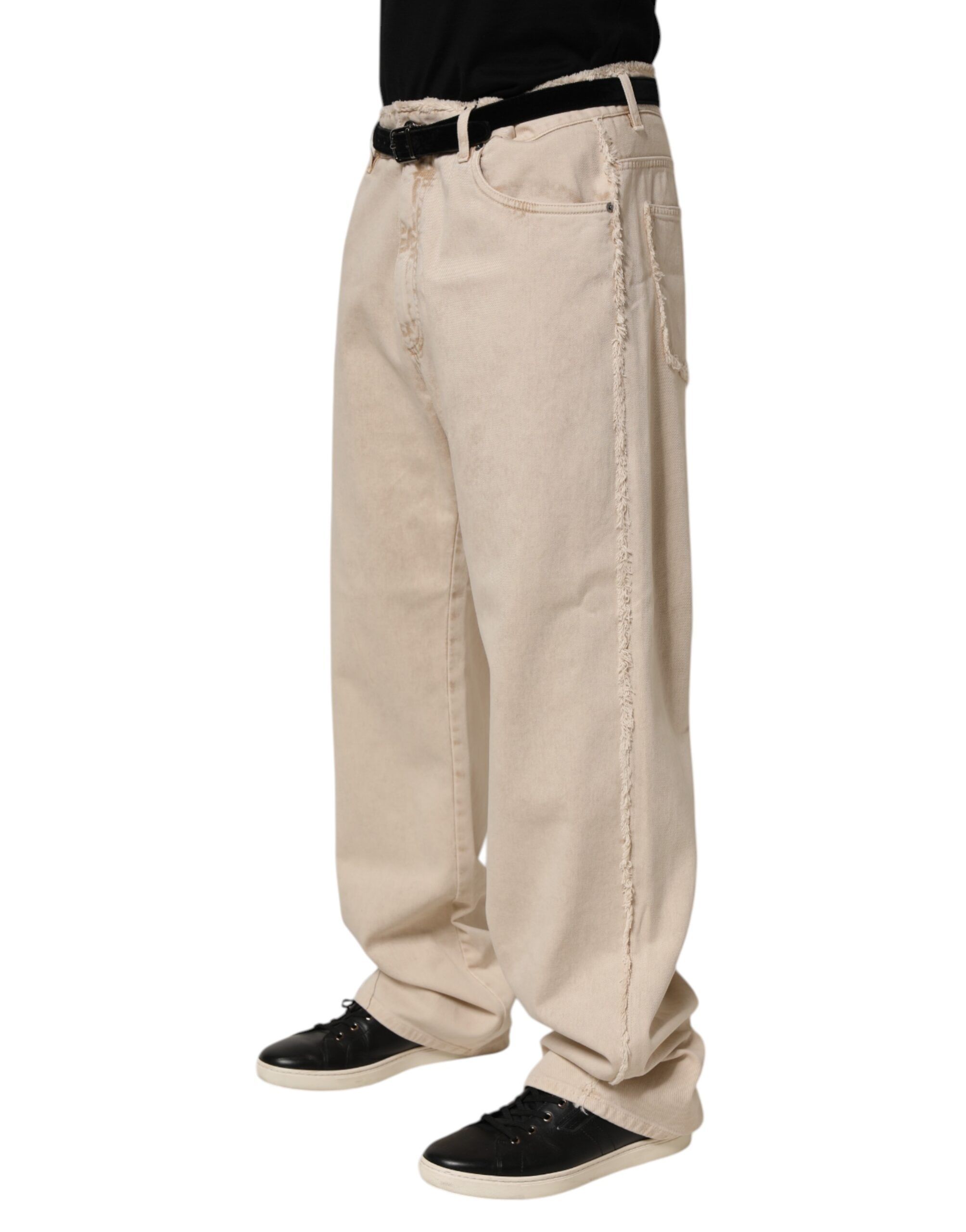Cotton Straight Denim Trouser Men's Jeans - Dolce & Gabbana - Modalova