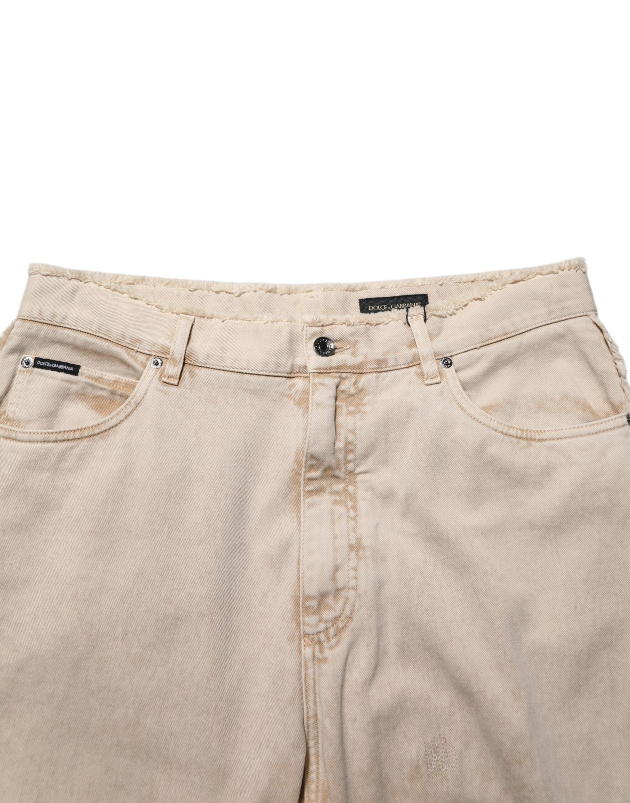 Cotton Straight Denim Trouser Men's Jeans - Dolce & Gabbana - Modalova