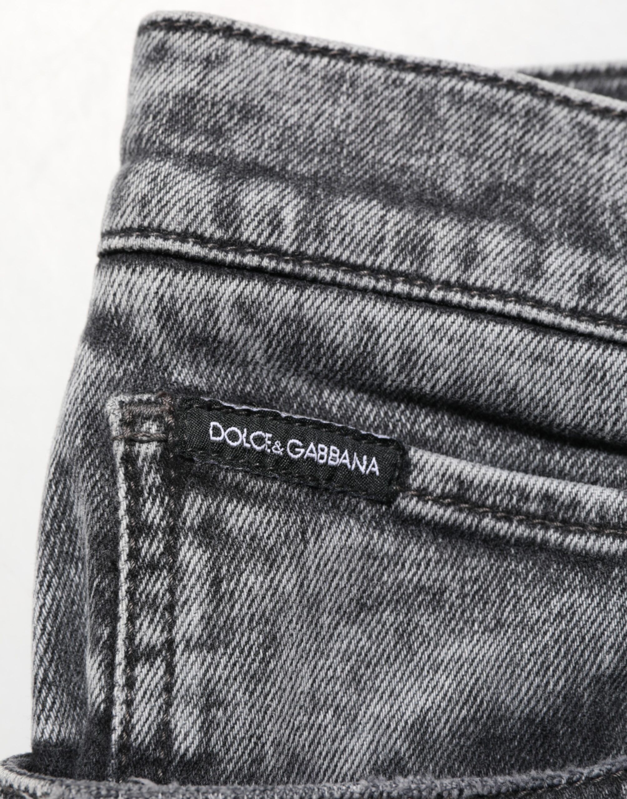 Cotton Slim Fit Denim Trouser Men's Jeans - Dolce & Gabbana - Modalova