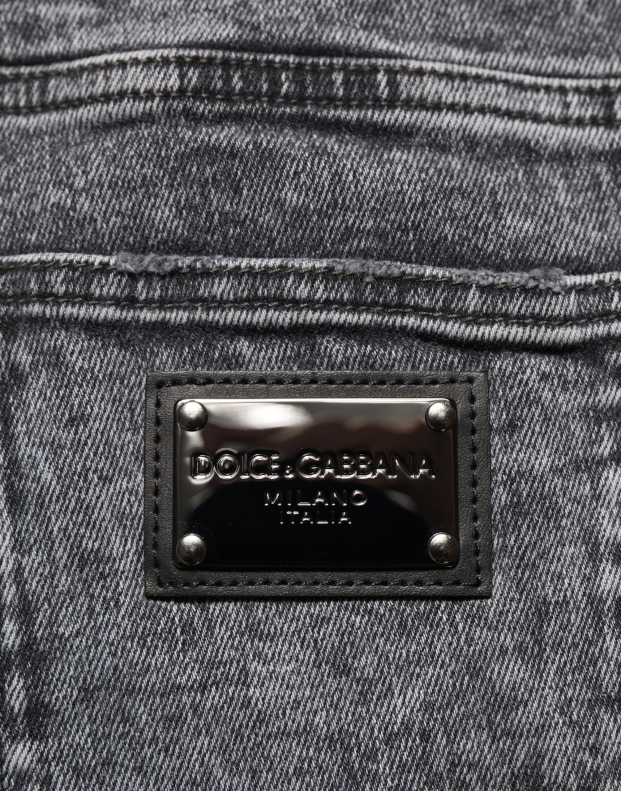 Cotton Slim Fit Denim Trouser Men's Jeans - Dolce & Gabbana - Modalova