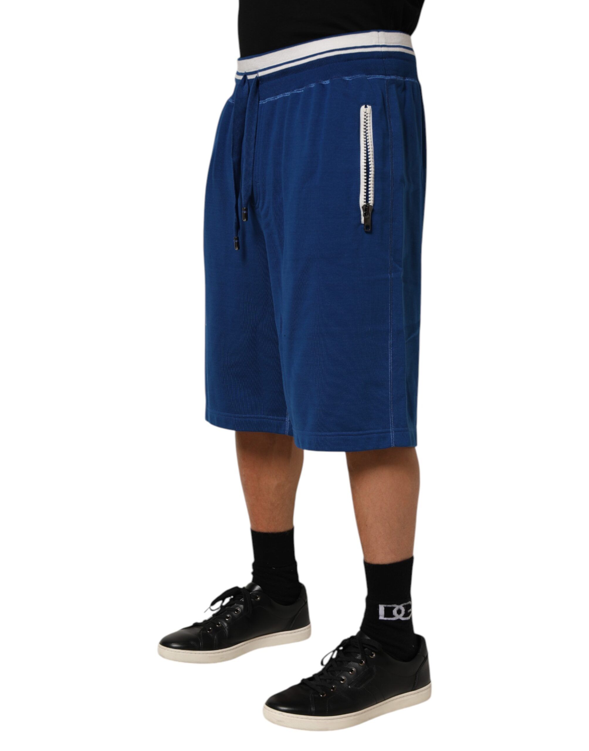 Cotton Blend Bermuda Sweatpants Men's Shorts - Dolce & Gabbana - Modalova