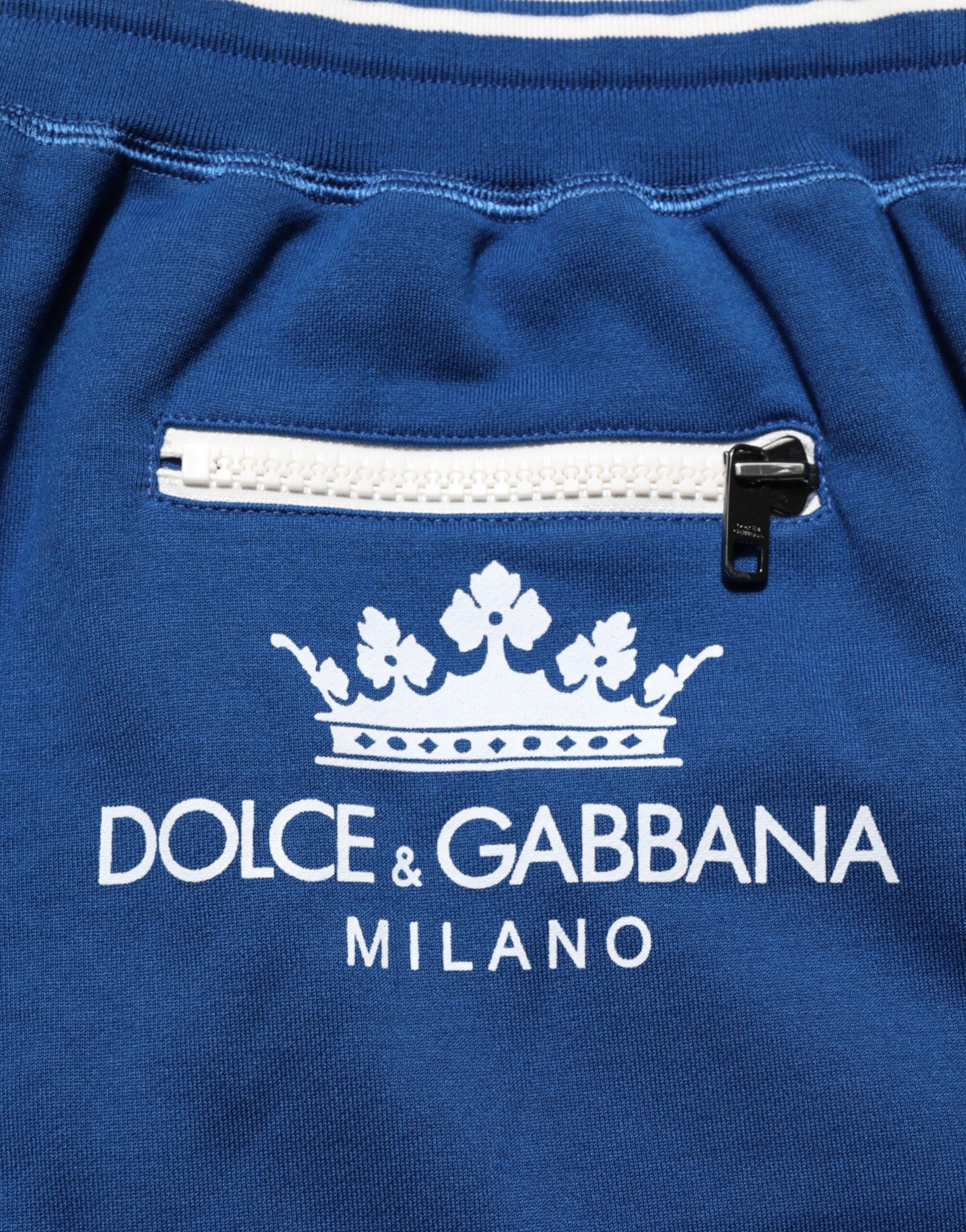 Cotton Blend Bermuda Sweatpants Men's Shorts - Dolce & Gabbana - Modalova