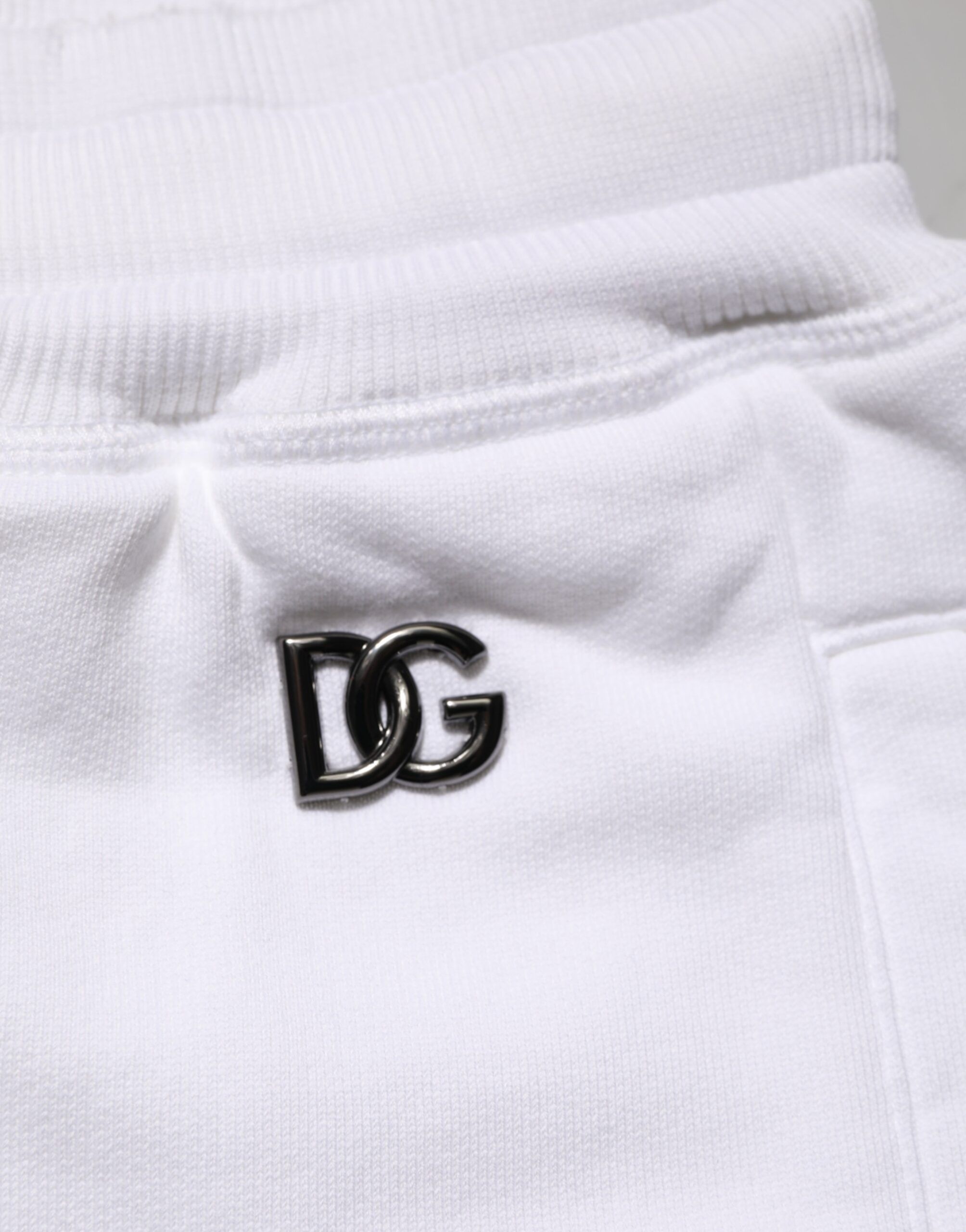 Cotton Ripped Bermuda Sweatpants Men's Shorts - Dolce & Gabbana - Modalova