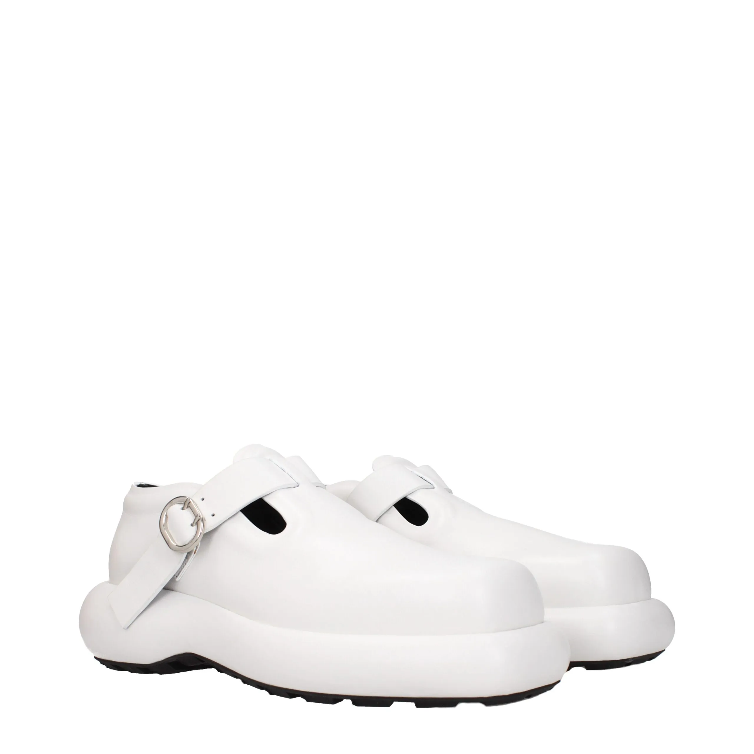 Leather Slip-On Women's Loafers - Jil Sander - Modalova
