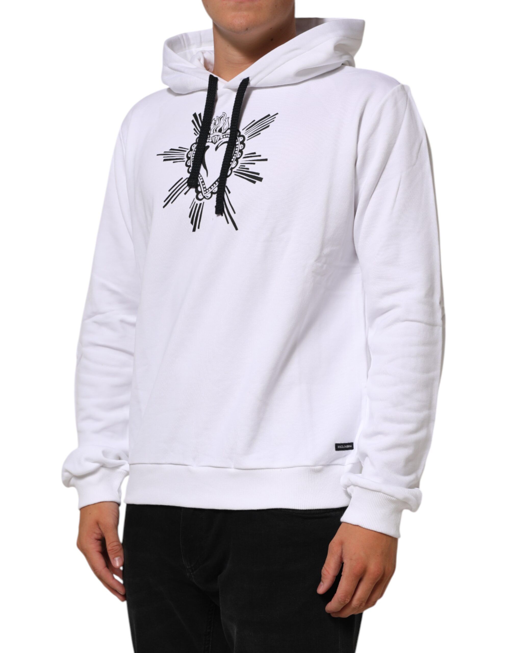 Sacred Heart Hooded Sweatshirt Men's Sweater (Pre-Owned) - Dolce & Gabbana - Modalova