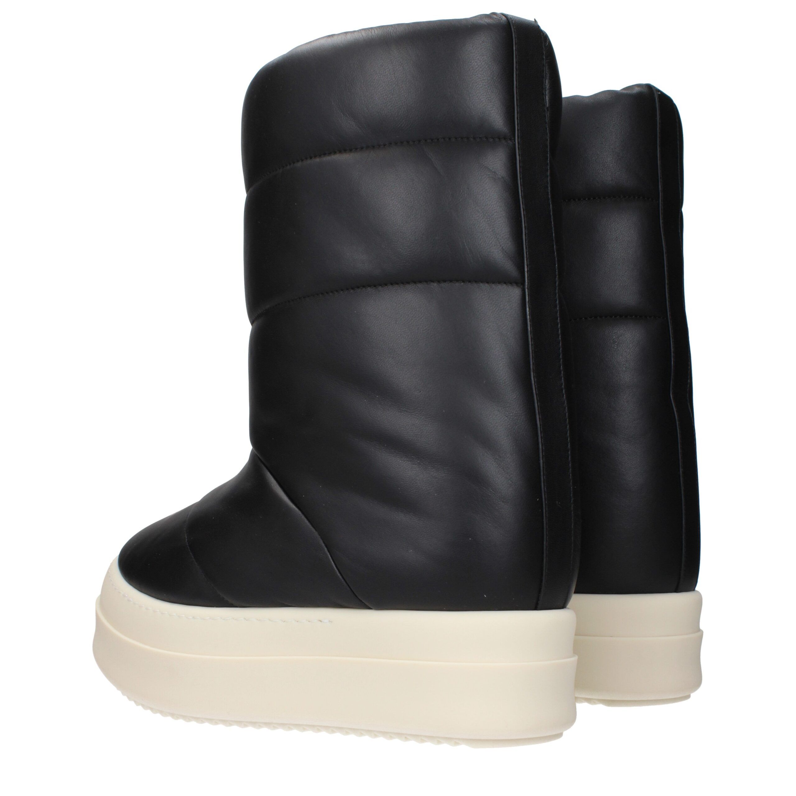 Leather Ankle Men's Boots - Rick Owens - Modalova