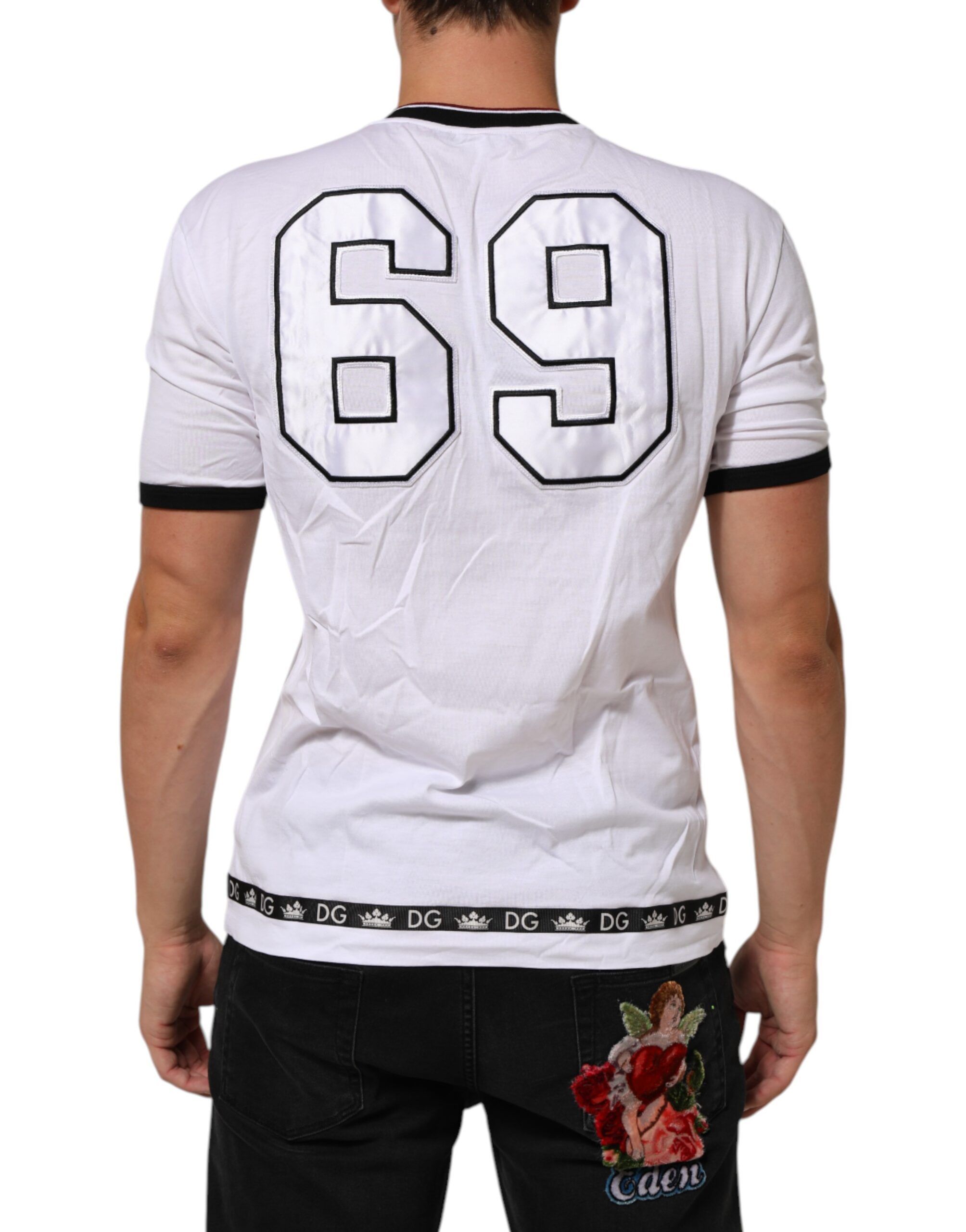 Cotton Crown King Embroidery Men's T-shirt (Pre-Owned) - Dolce & Gabbana - Modalova
