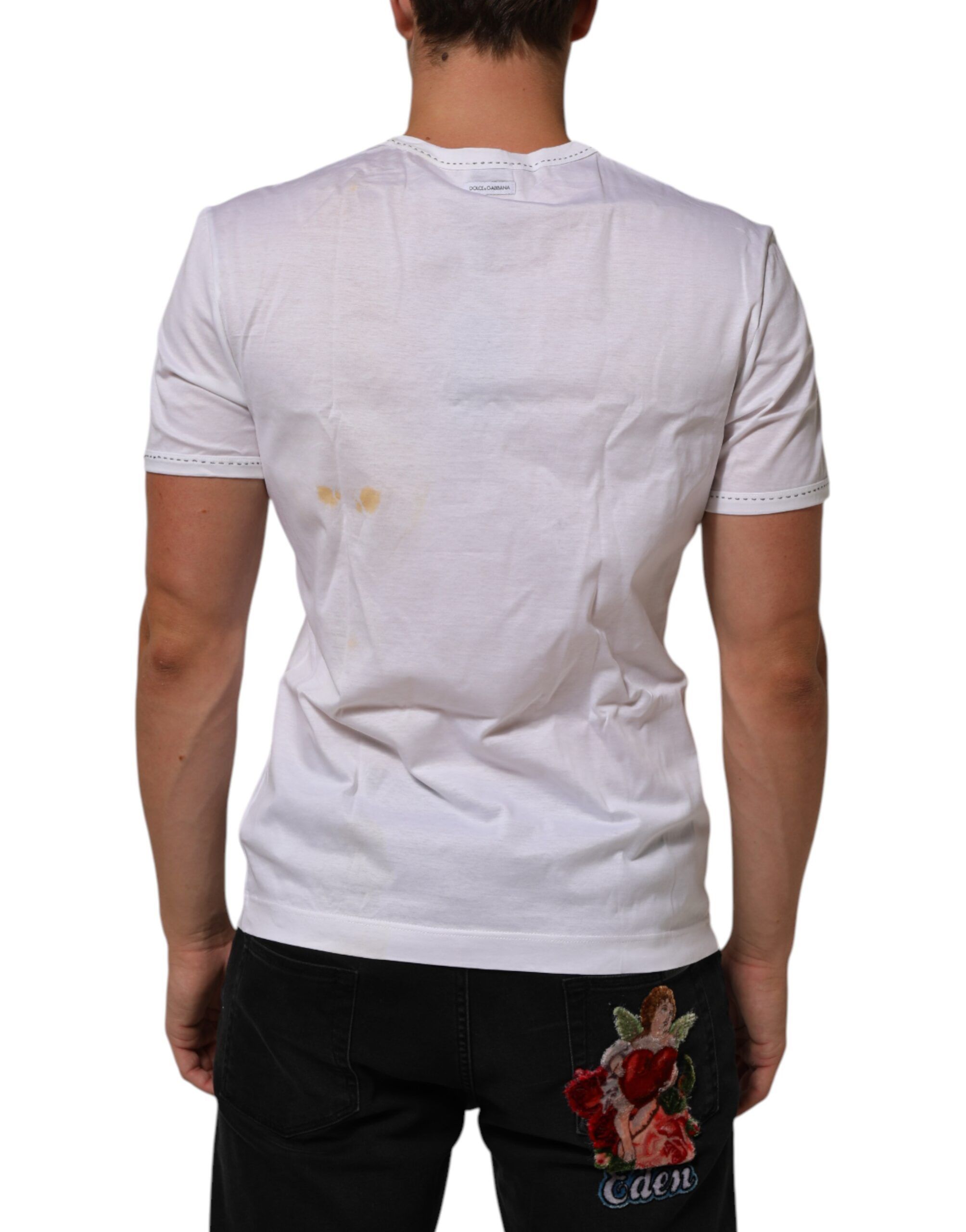 Cotton Crew Neck Underwear Tee Men's T-shirt (Pre-Owned) - Dolce & Gabbana - Modalova