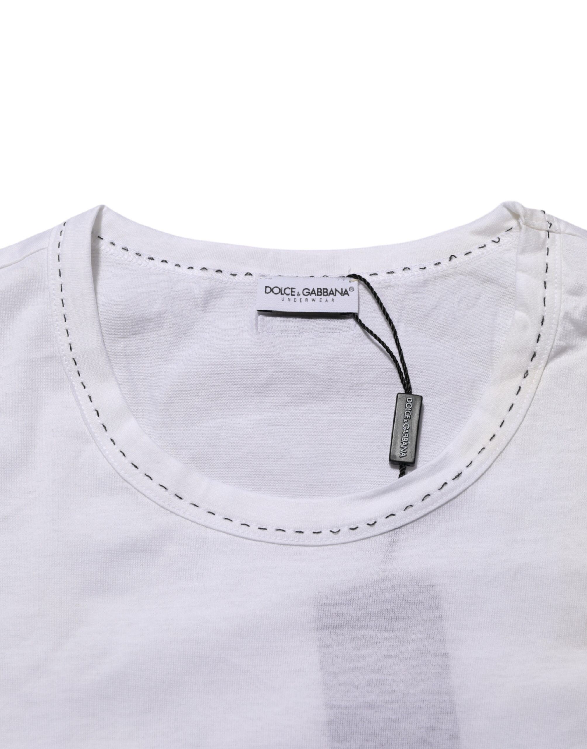 Cotton Crew Neck Underwear Tee Men's T-shirt (Pre-Owned) - Dolce & Gabbana - Modalova