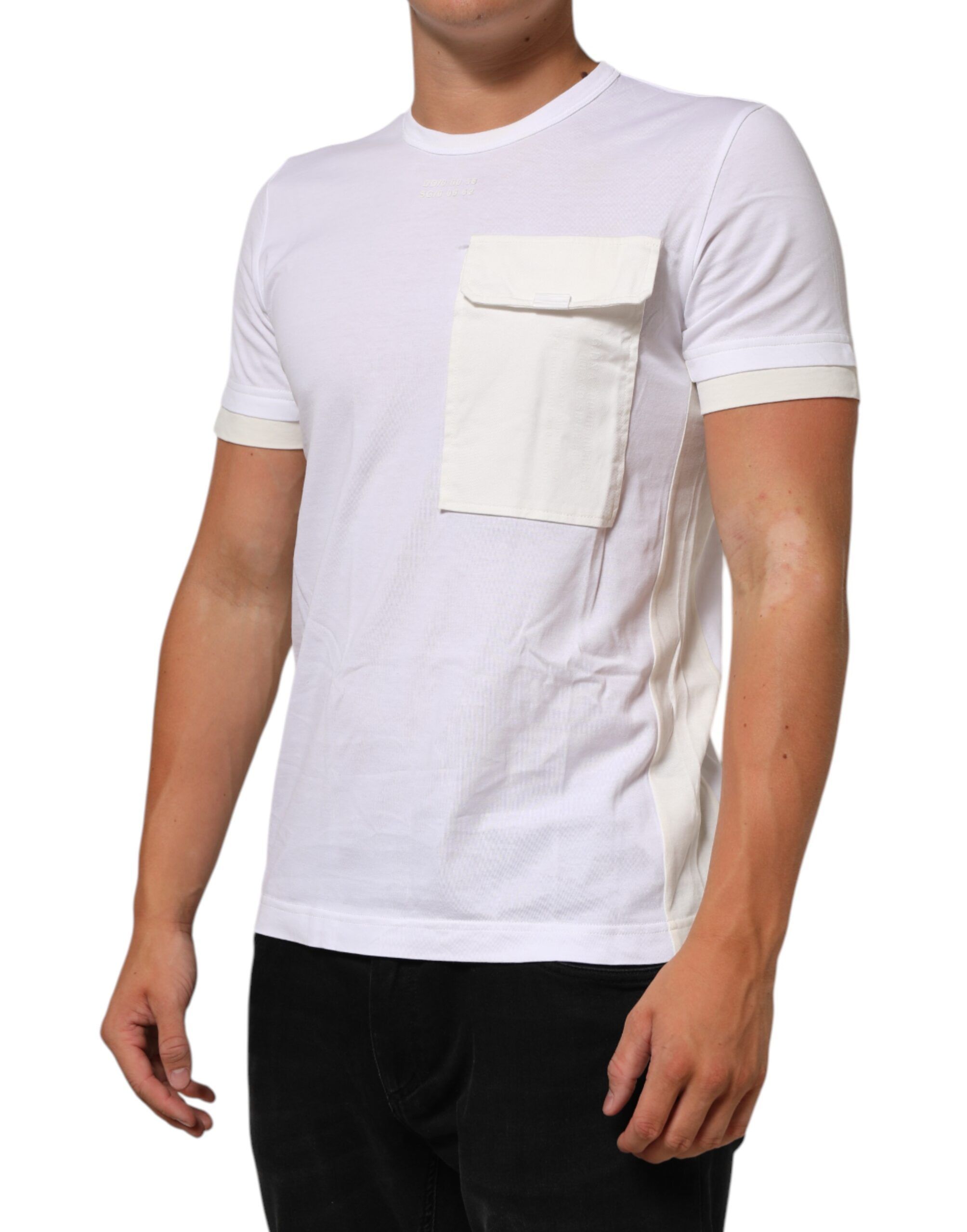 Cotton Pocket Crew Neck Men Tee Men's T-shirt (Pre-Owned) - Dolce & Gabbana - Modalova