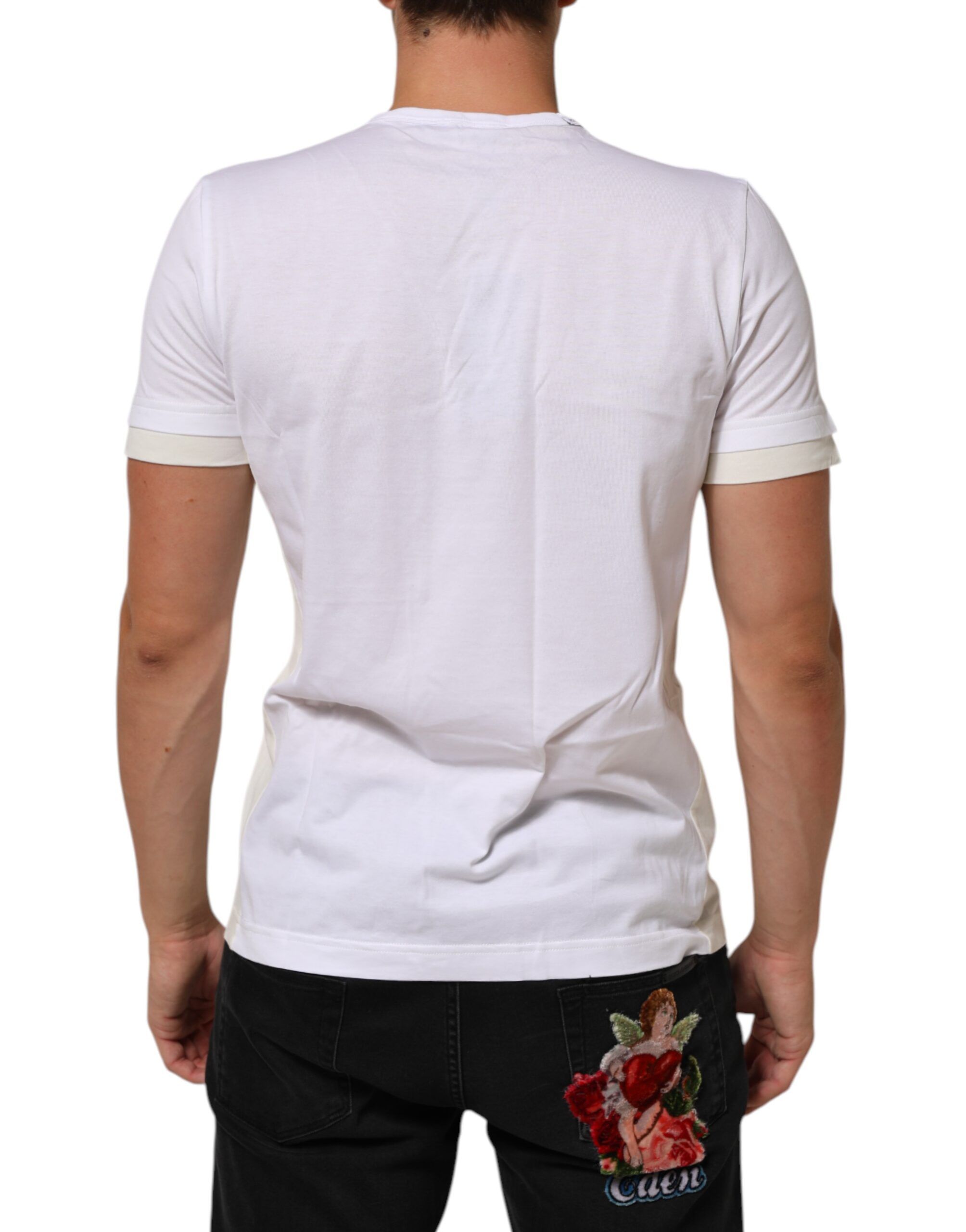 Cotton Pocket Crew Neck Men Tee Men's T-shirt (Pre-Owned) - Dolce & Gabbana - Modalova