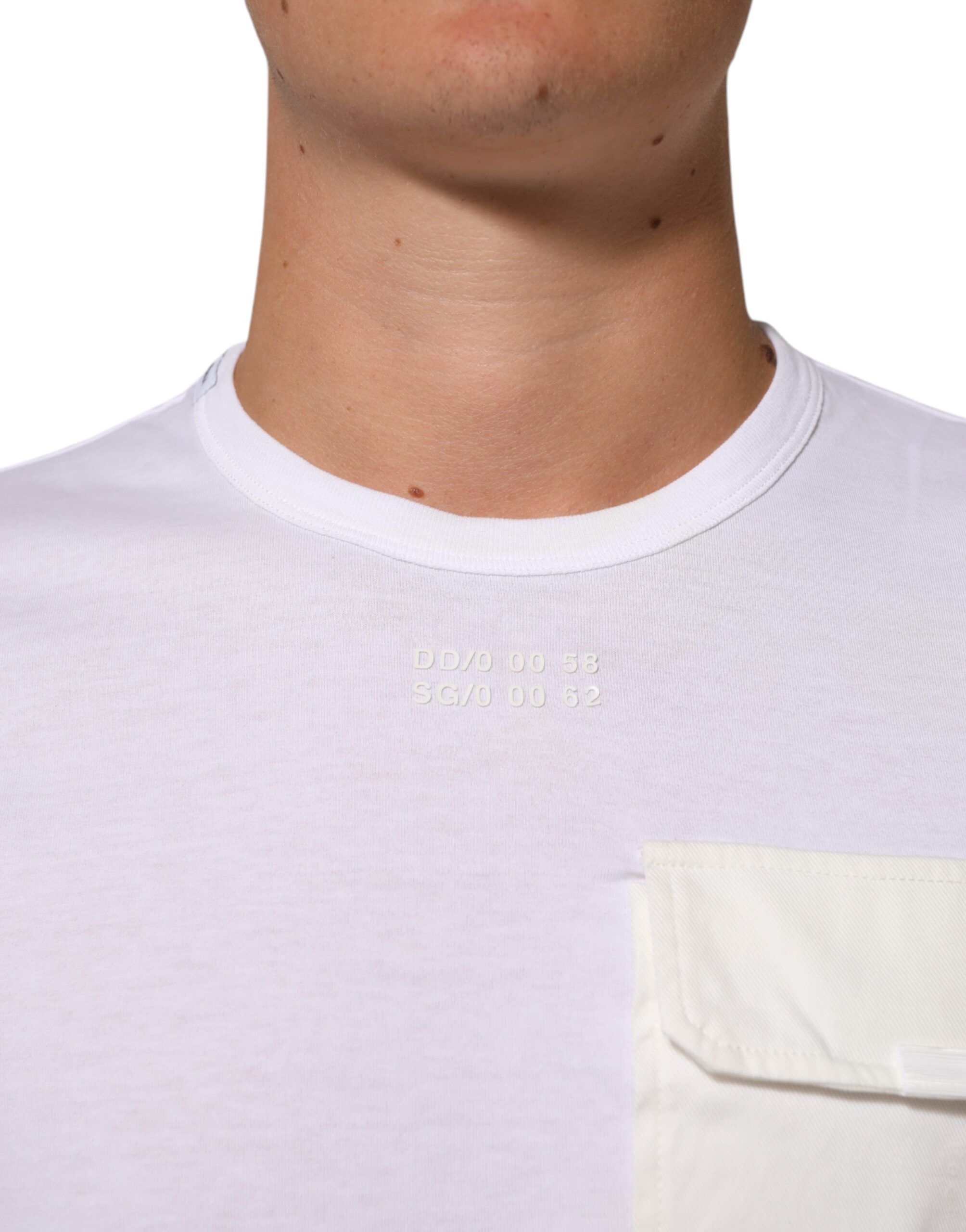 Cotton Pocket Crew Neck Men Tee Men's T-shirt (Pre-Owned) - Dolce & Gabbana - Modalova
