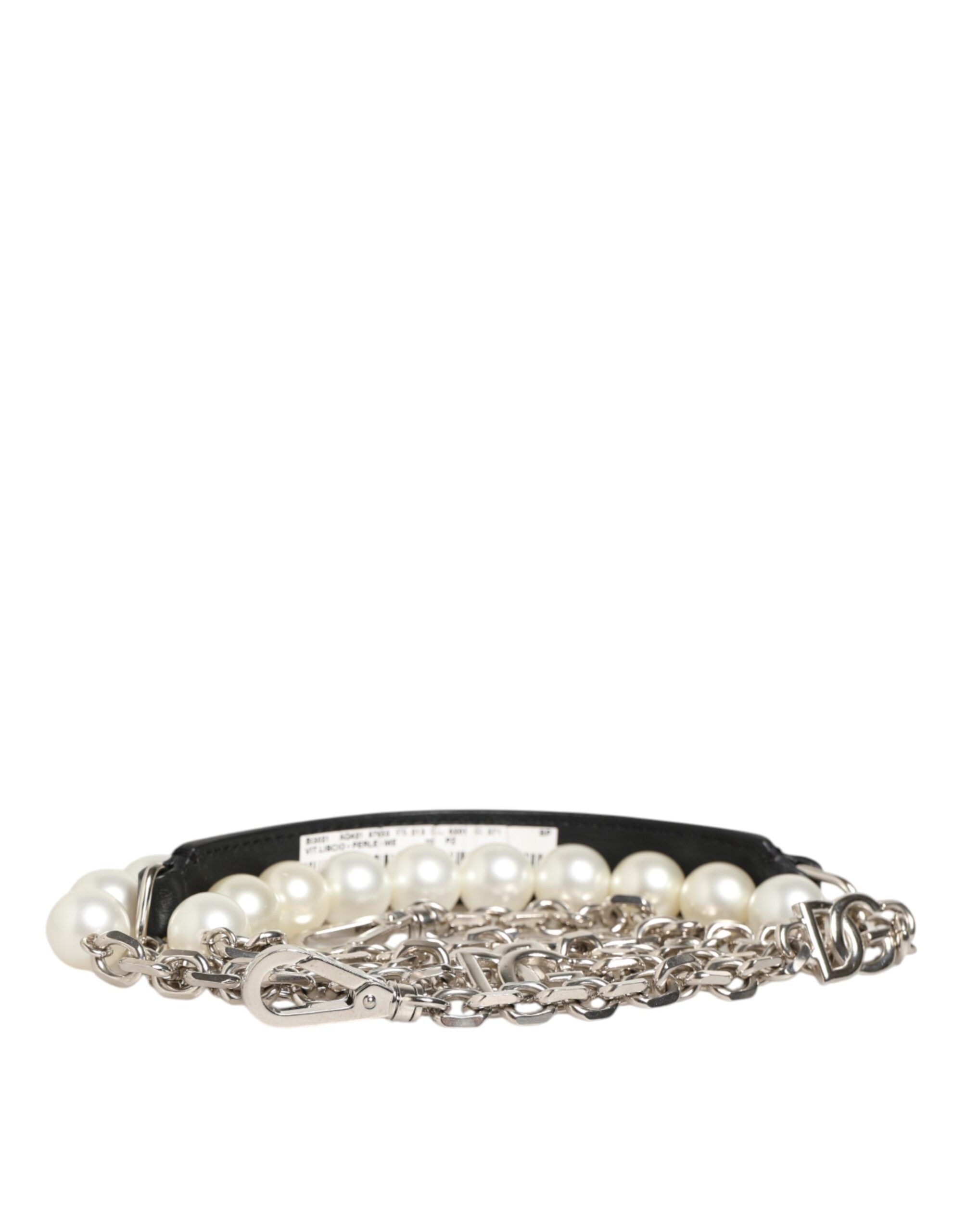 Leather Pearl Chain Bag Accessory Shoulder Women's Strap - Dolce & Gabbana - Modalova