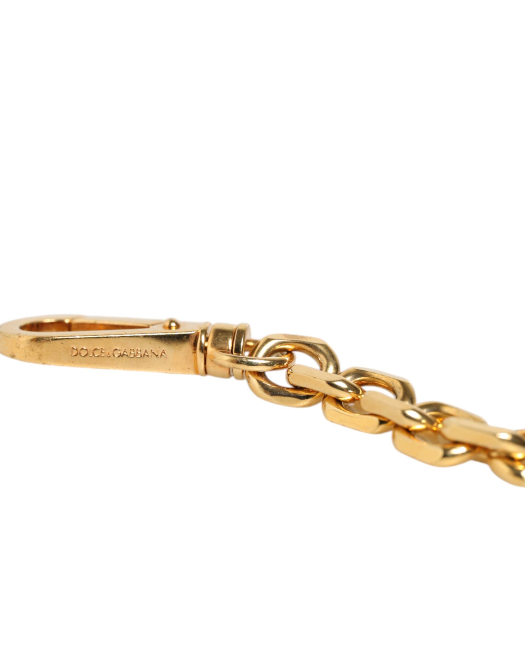 Leather Gold Chain Bag Accessory Shoulder Women's Strap - Dolce & Gabbana - Modalova