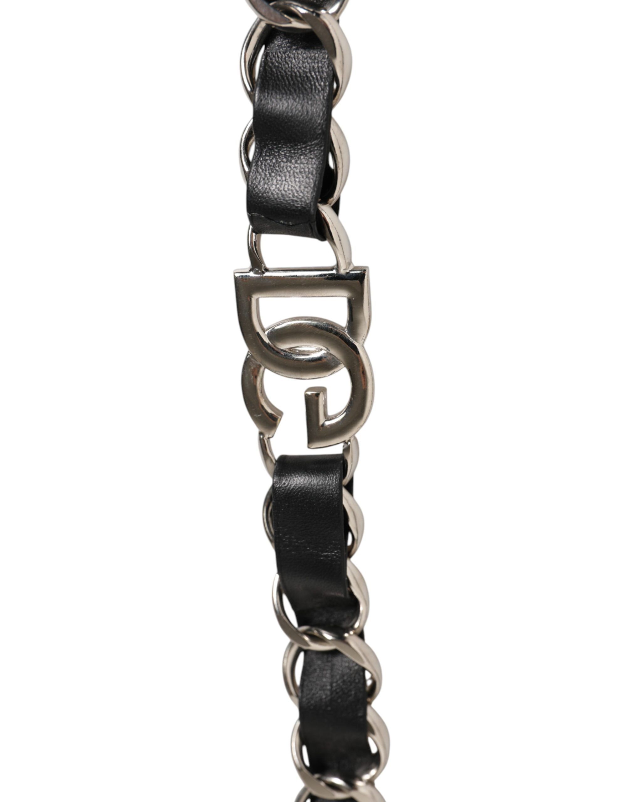 Leather Silver Chain Bag Accessory Shoulder Women's Strap (Pre-Owned) - Dolce & Gabbana - Modalova