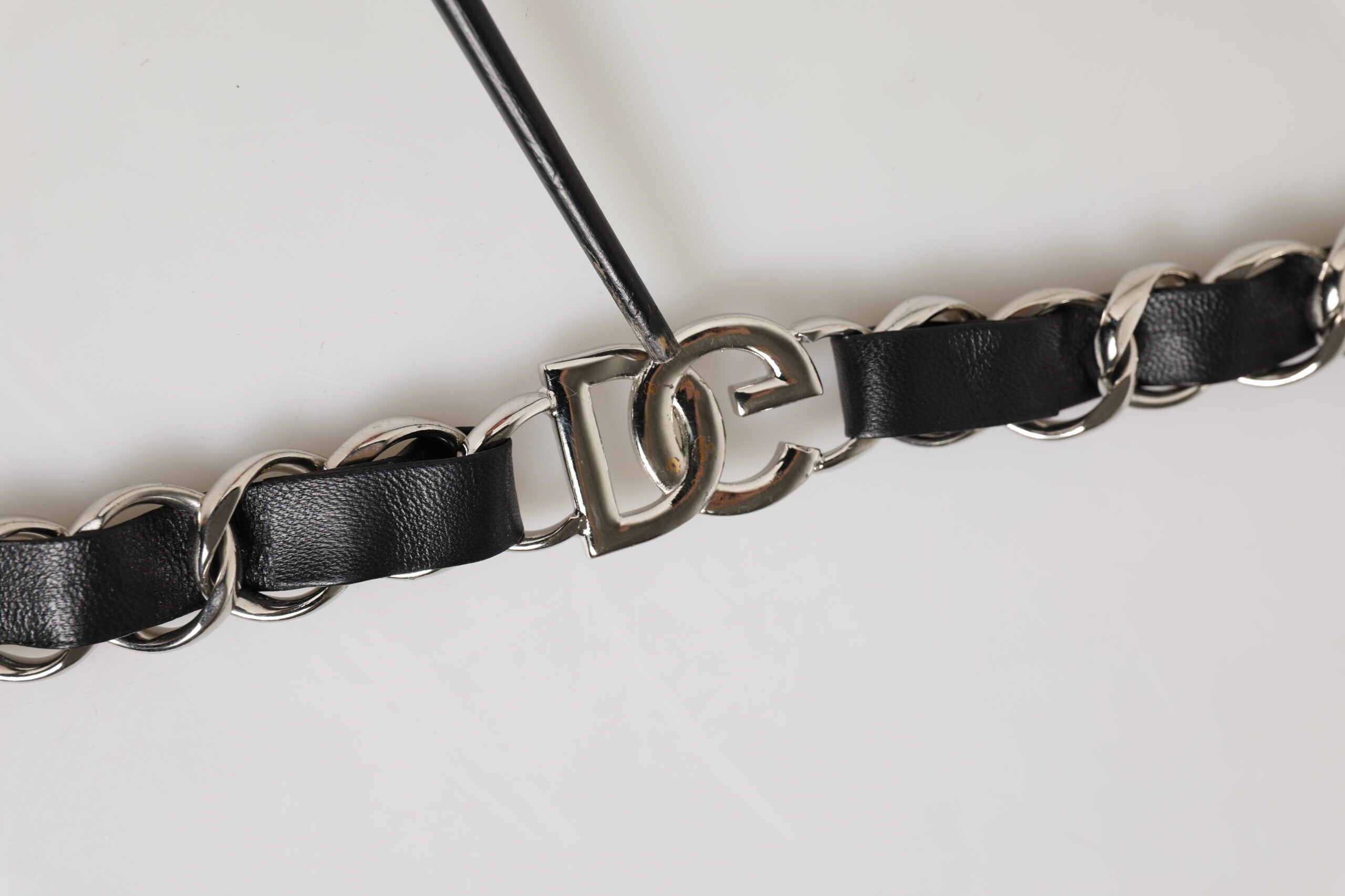 Leather Silver Chain Bag Accessory Shoulder Women's Strap (Pre-Owned) - Dolce & Gabbana - Modalova