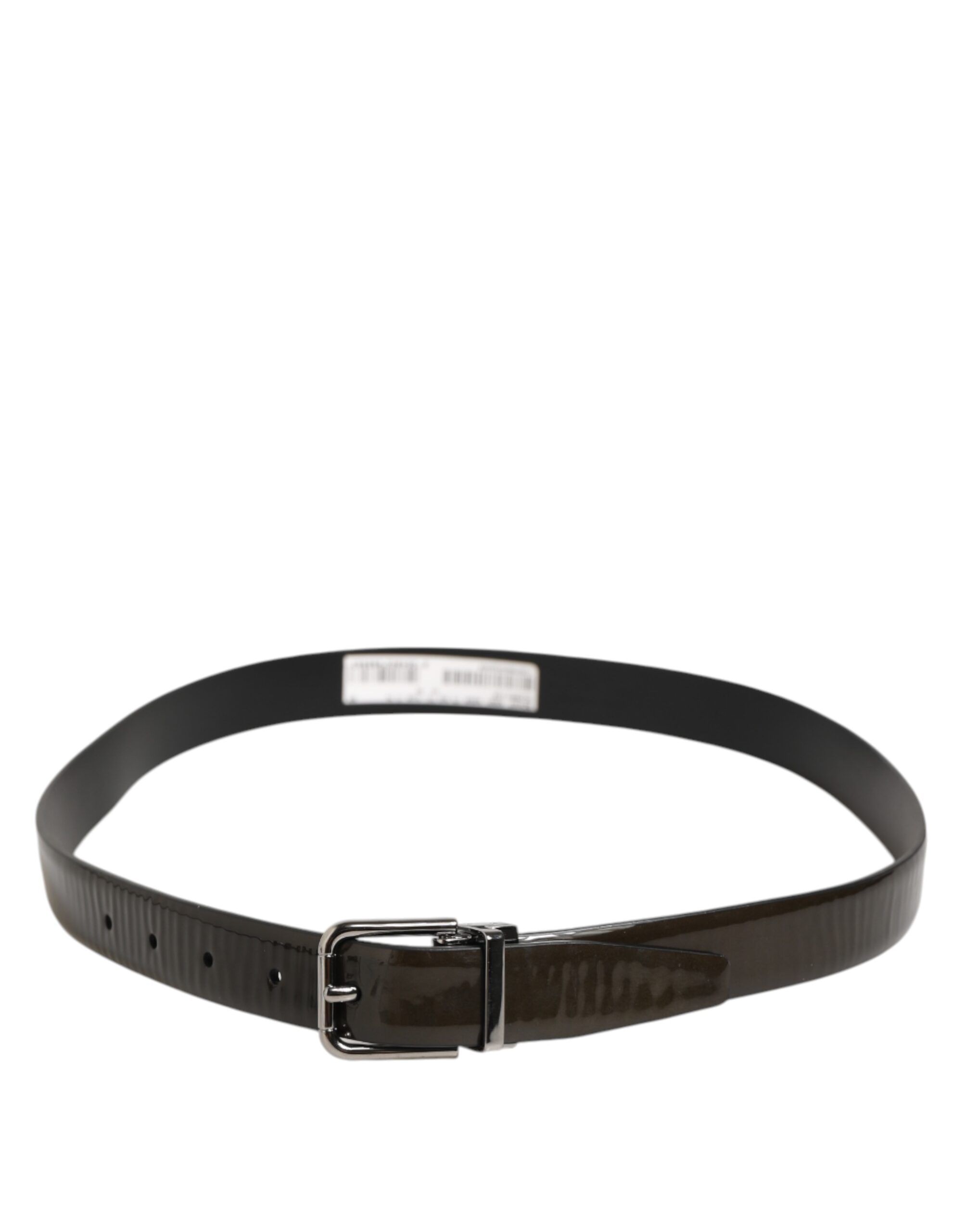 Glossy Leather Classic Metal Buckle Men's Belt - Dolce & Gabbana - Modalova