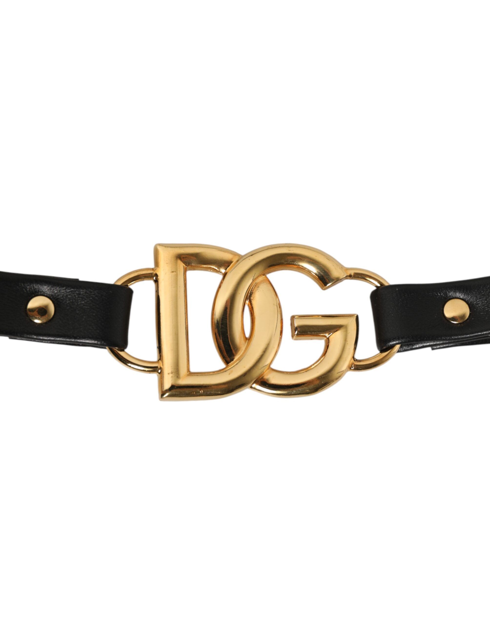 Leather Gold Chain Bag Accessory Shoulder Women's Strap (Pre-Owned) - Dolce & Gabbana - Modalova