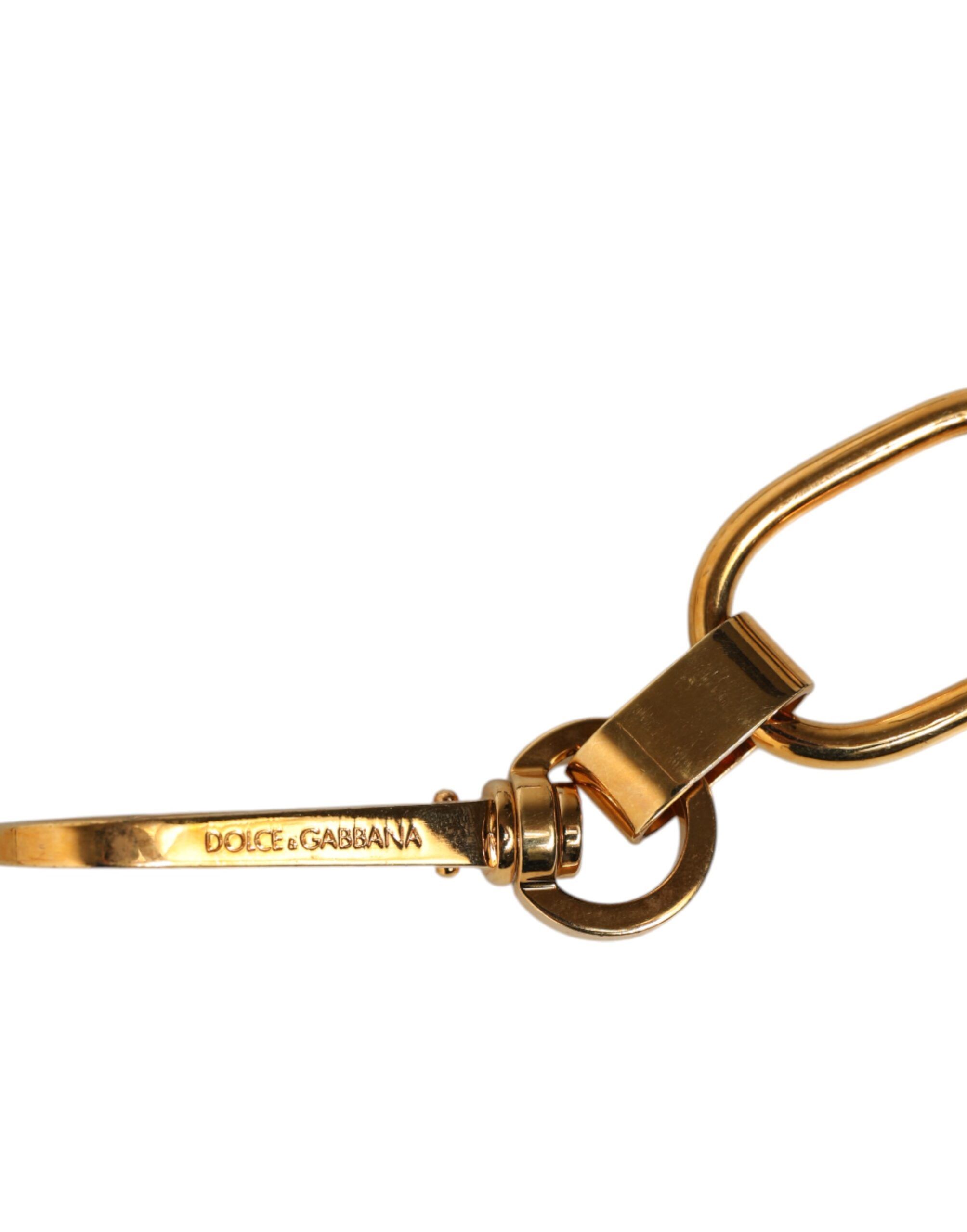Leather Gold Chain Bag Accessory Shoulder Women's Strap (Pre-Owned) - Dolce & Gabbana - Modalova