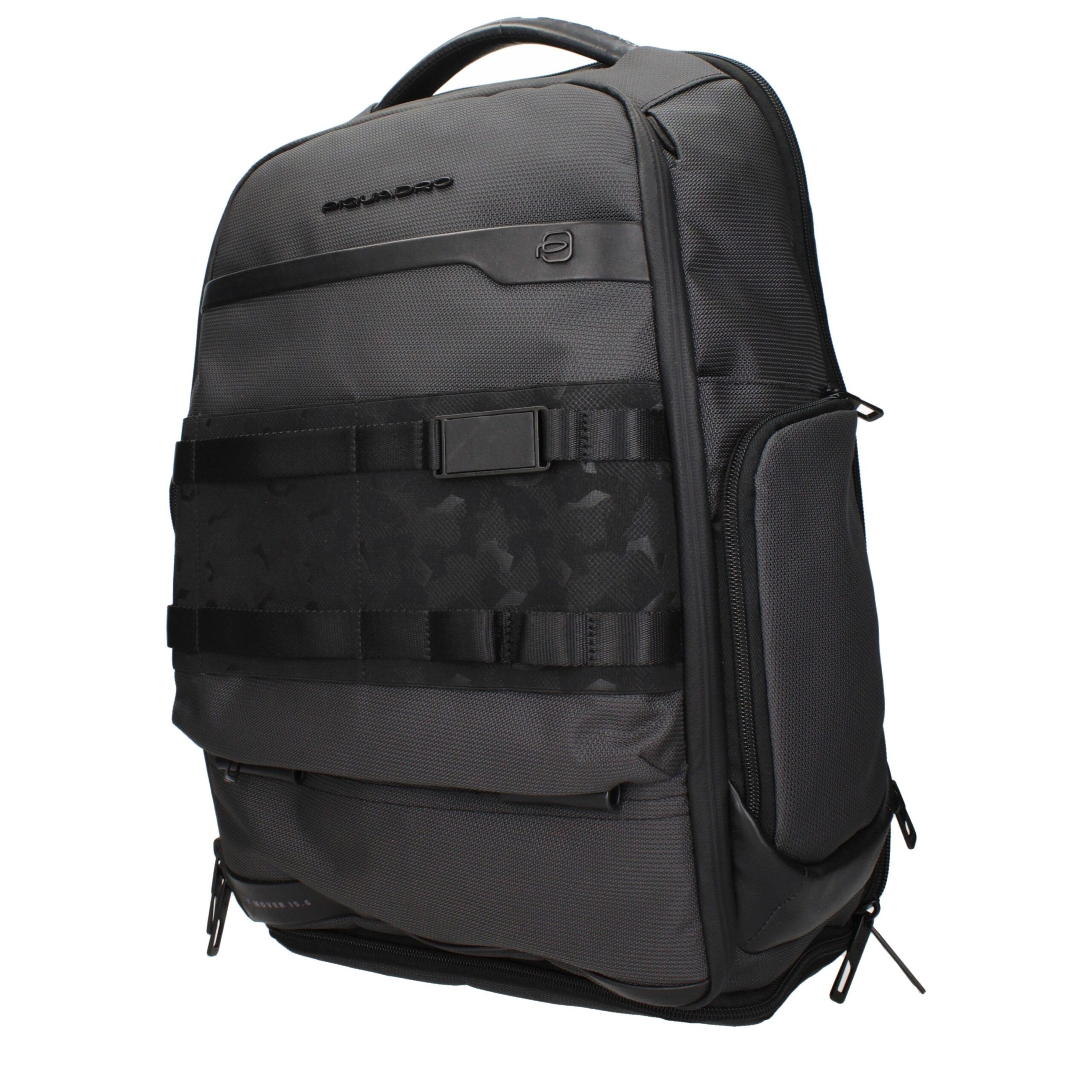 Piquadro Gray Fabric Men's Backpack - Piquadro - Modalova