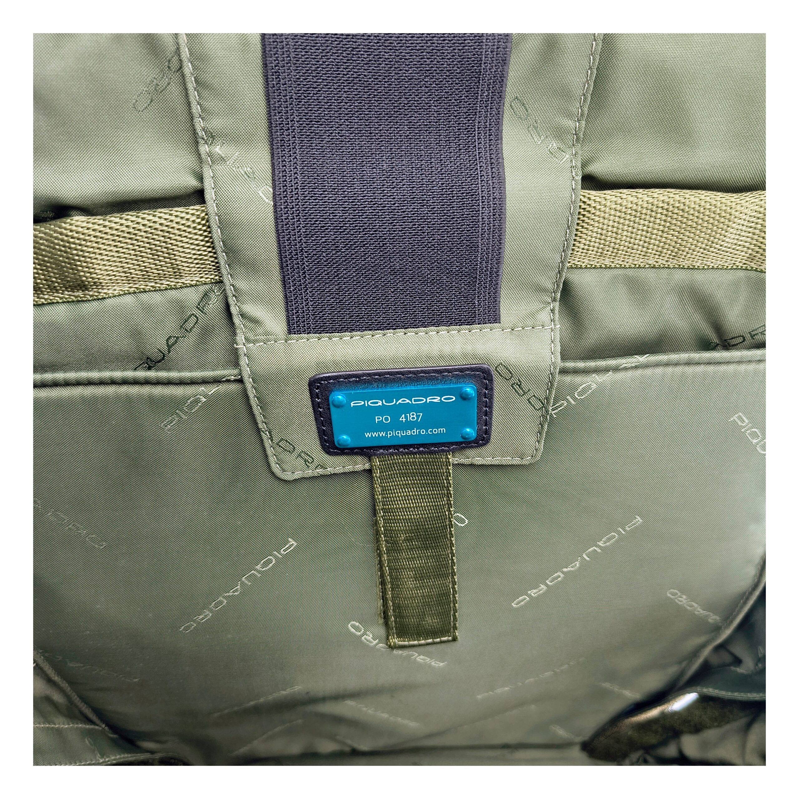Piquadro Gray Fabric Men's Backpack - Piquadro - Modalova