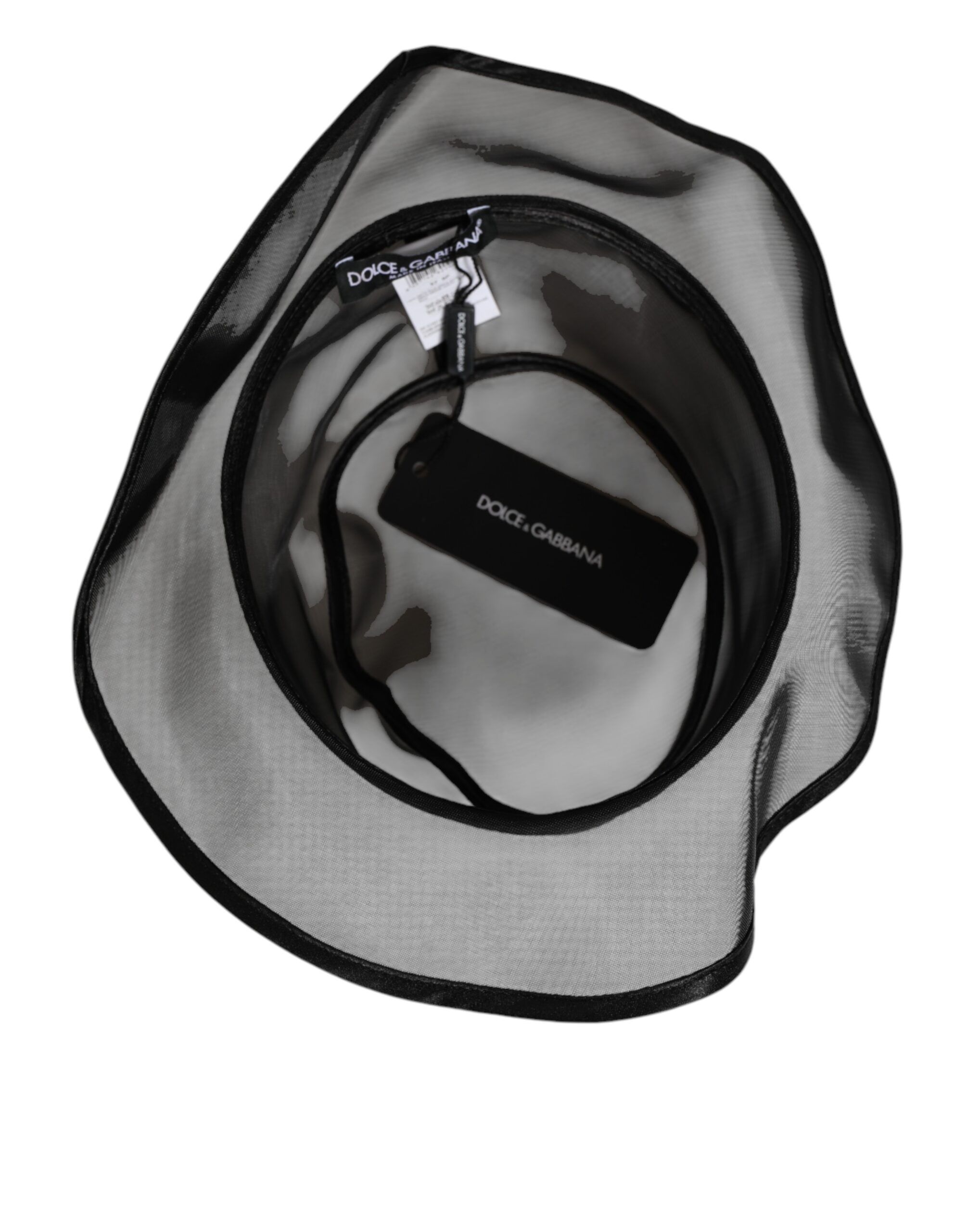 Silk Mesh Bucket Men Fisherman Cap Men's Hat - Dolce & Gabbana - Modalova