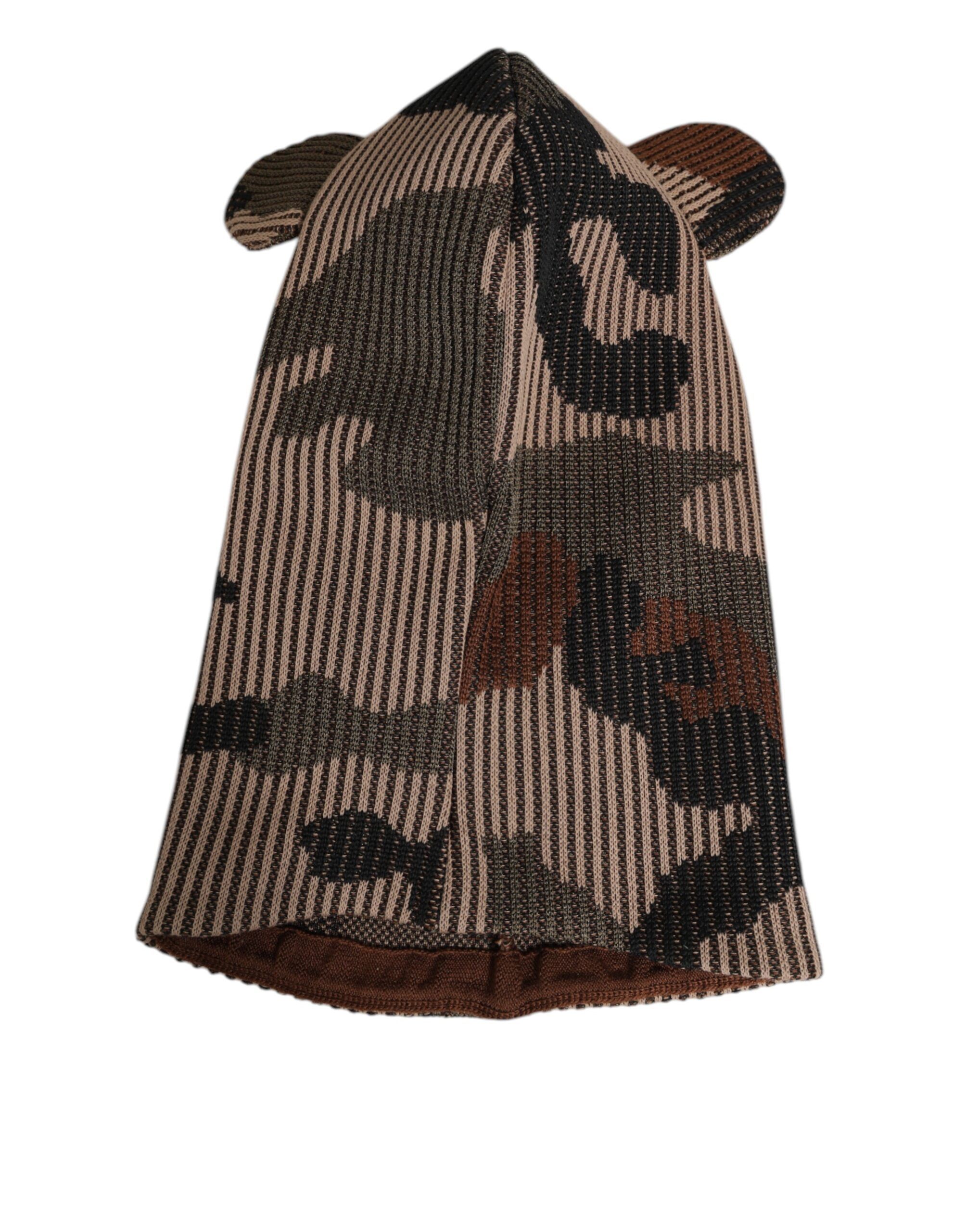 Camouflage Balaclava Mask Men Cap One Size Men's Hat - Dolce & Gabbana - Modalova