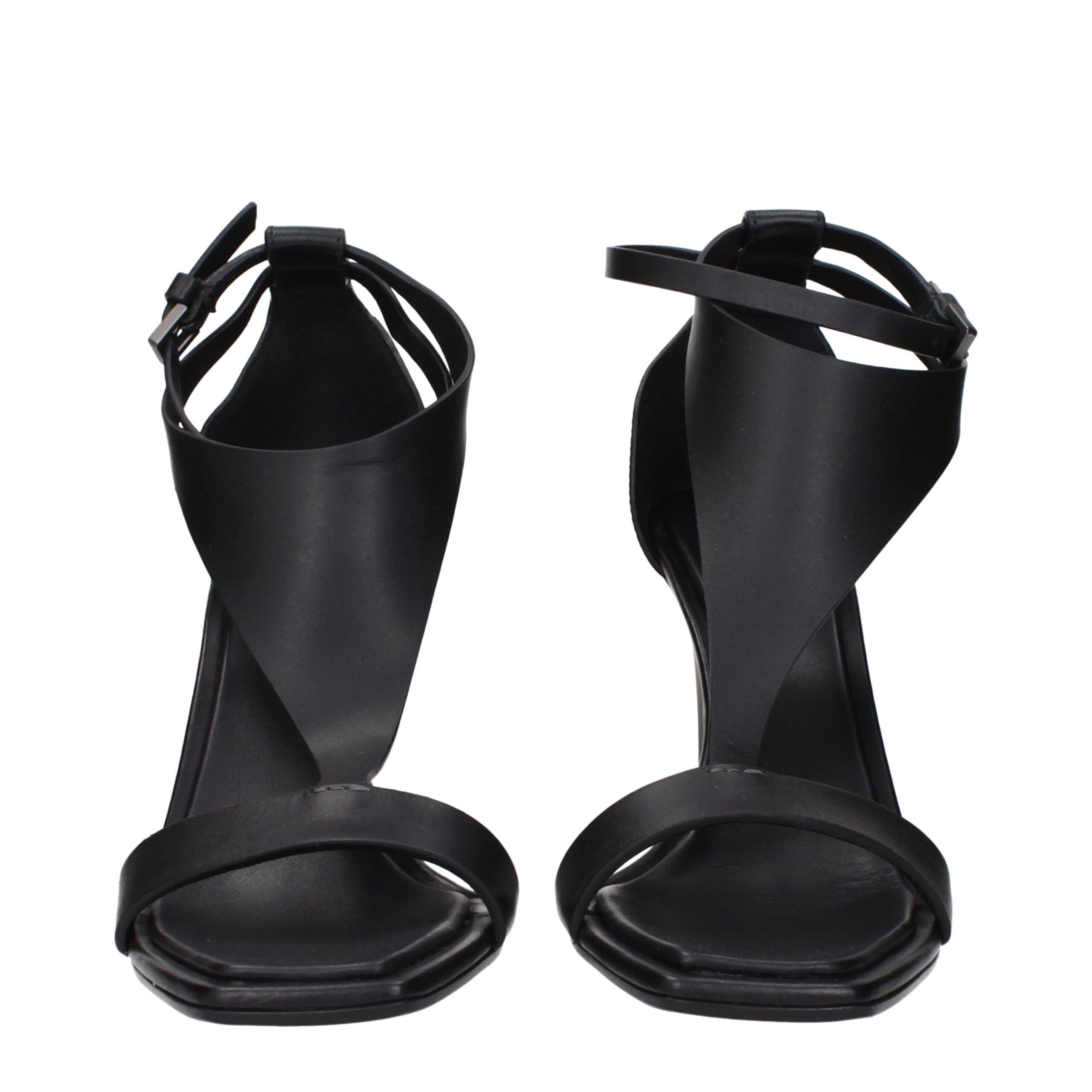 Leather Stiletto Heel Women's Sandals - Max Mara - Modalova