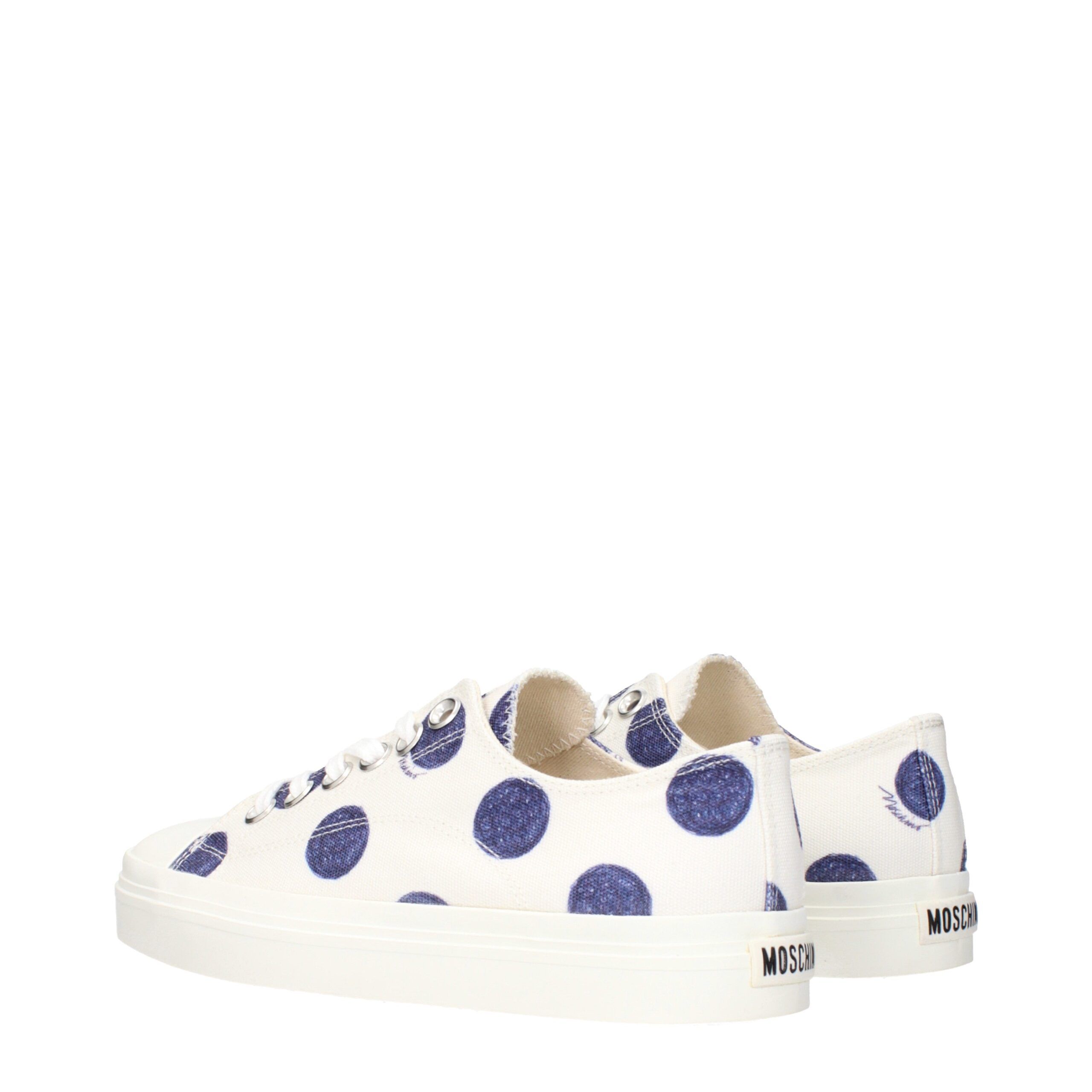 Fabric Low Top Women's Sneakers - Moschino - Modalova