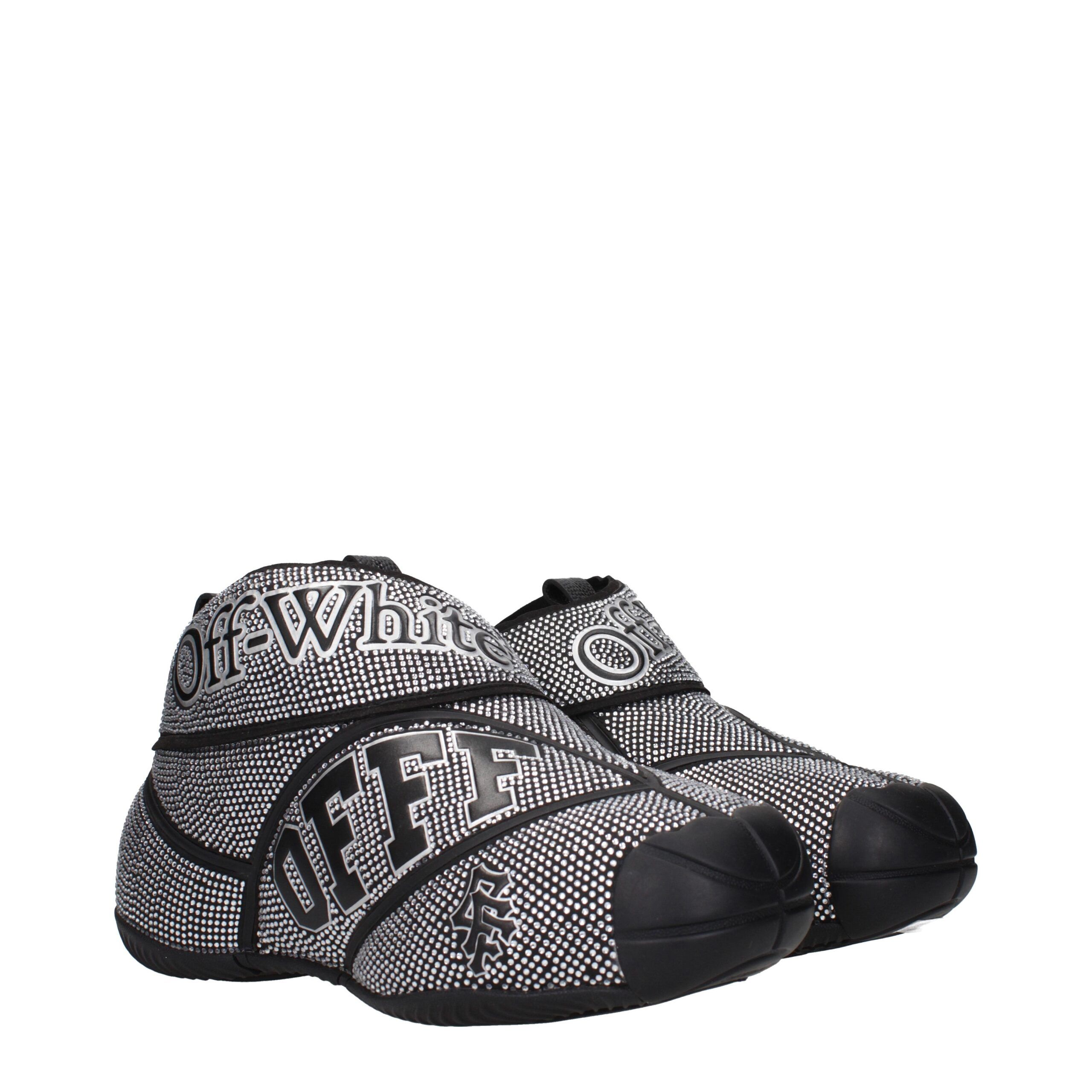 Cotton Men's Sneakers - Off-White - Modalova